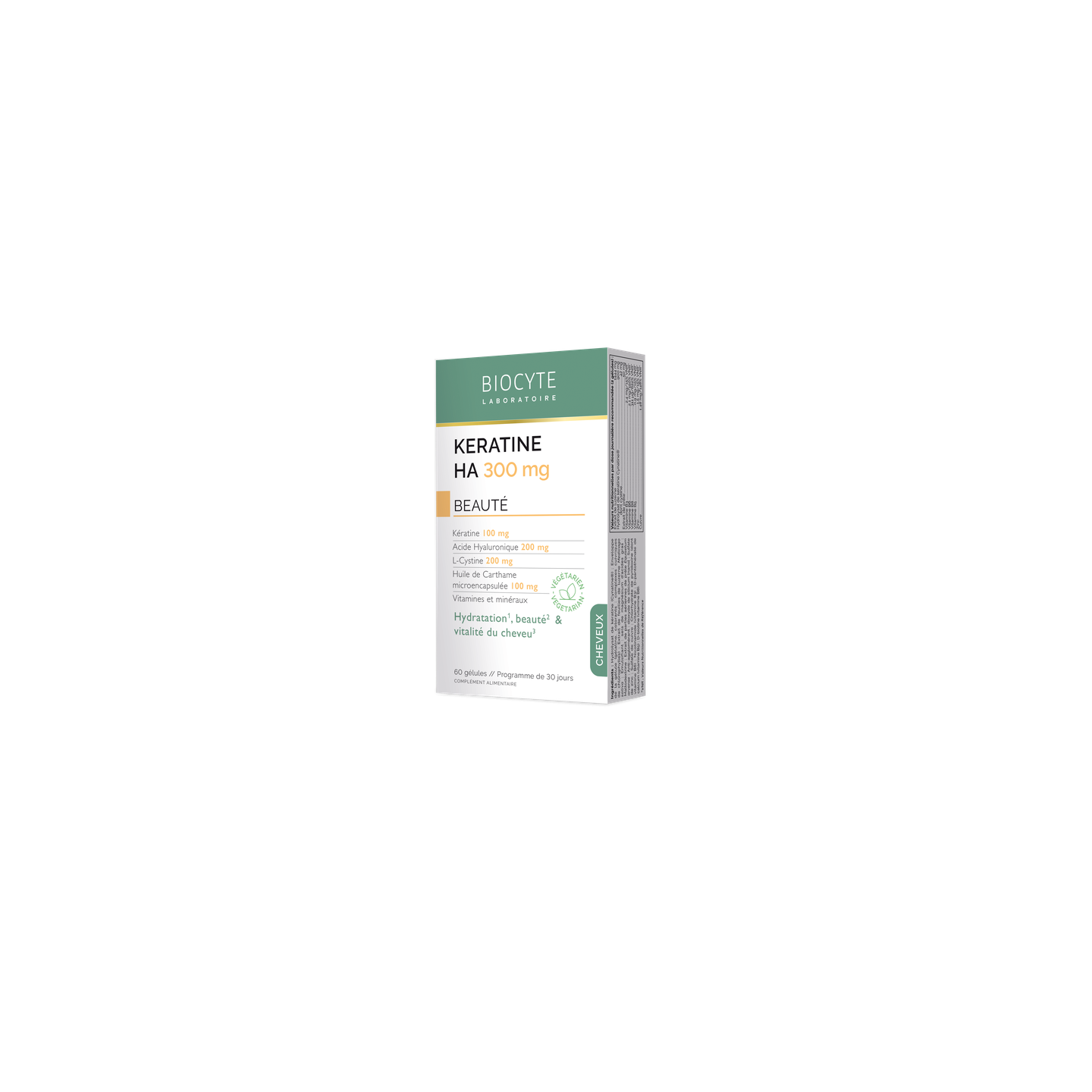 Biocyte Keratine HA 300mg - 60 gélules