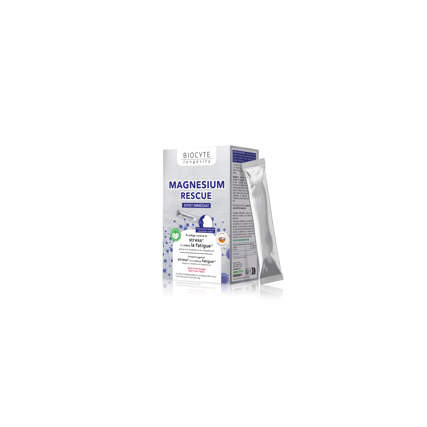 Biocyte Magnésium Rescue - 14 sticks