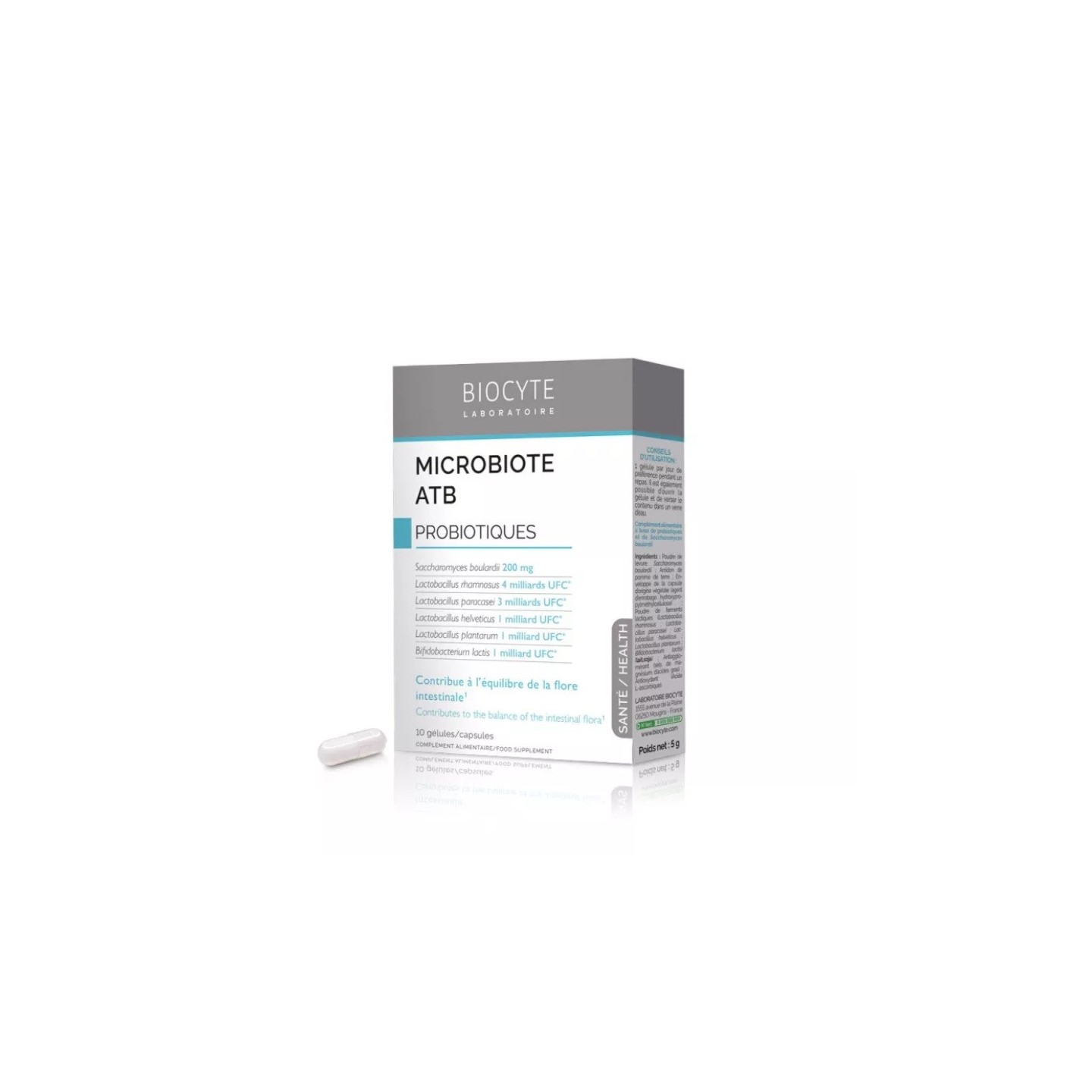 Biocyte Microbiote ATB - 10 gélules