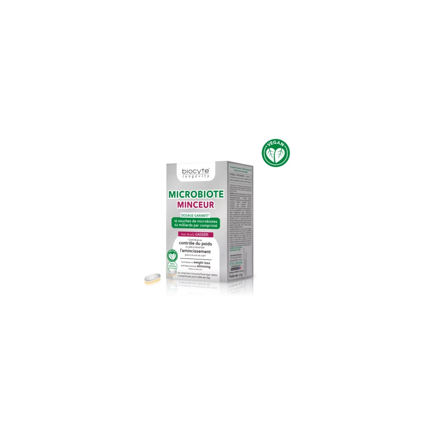 Biocyte Microbiote minceur - 20 comprimés