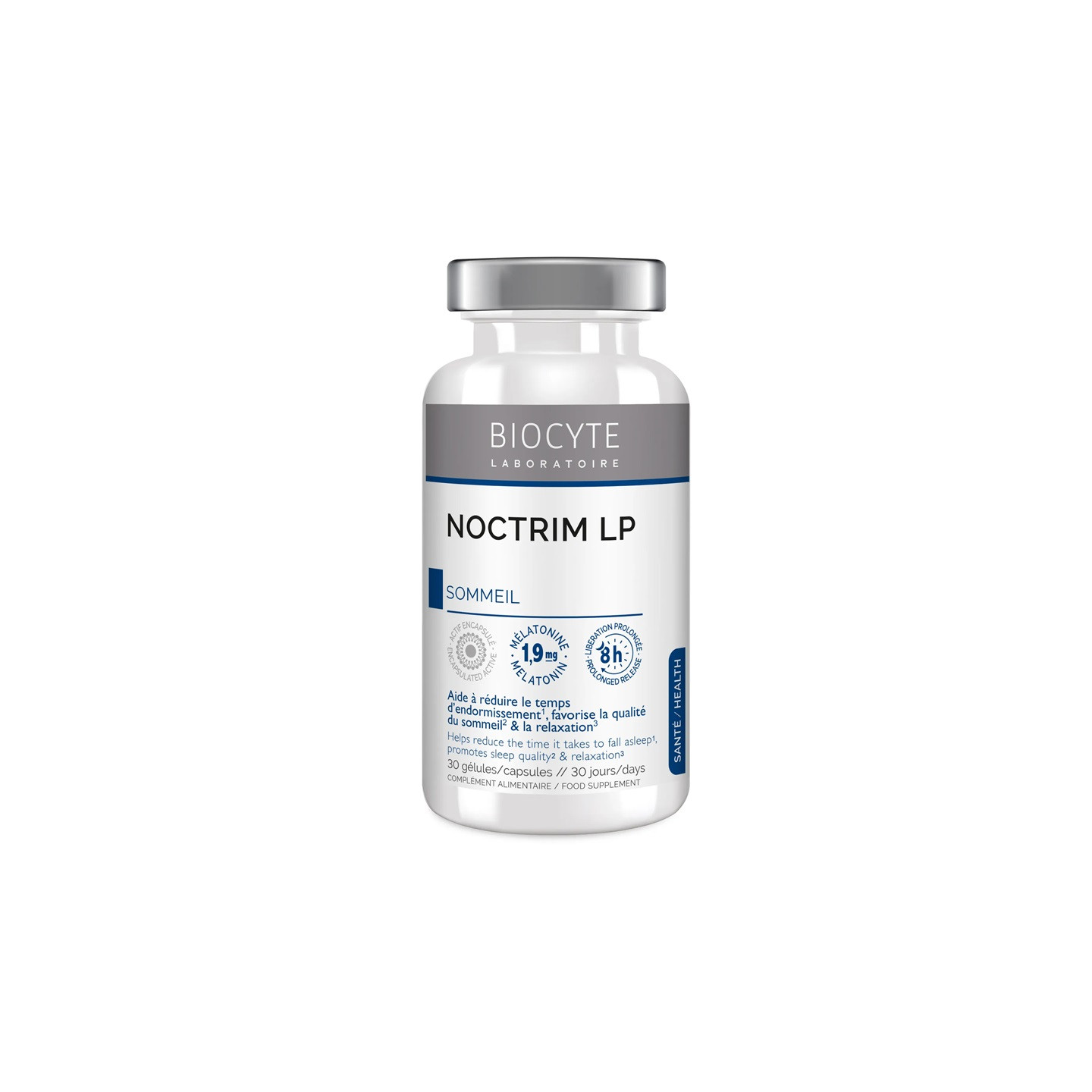 Biocyte Noctrim LP relaxation, sommeil et endormissement - 30 gélules