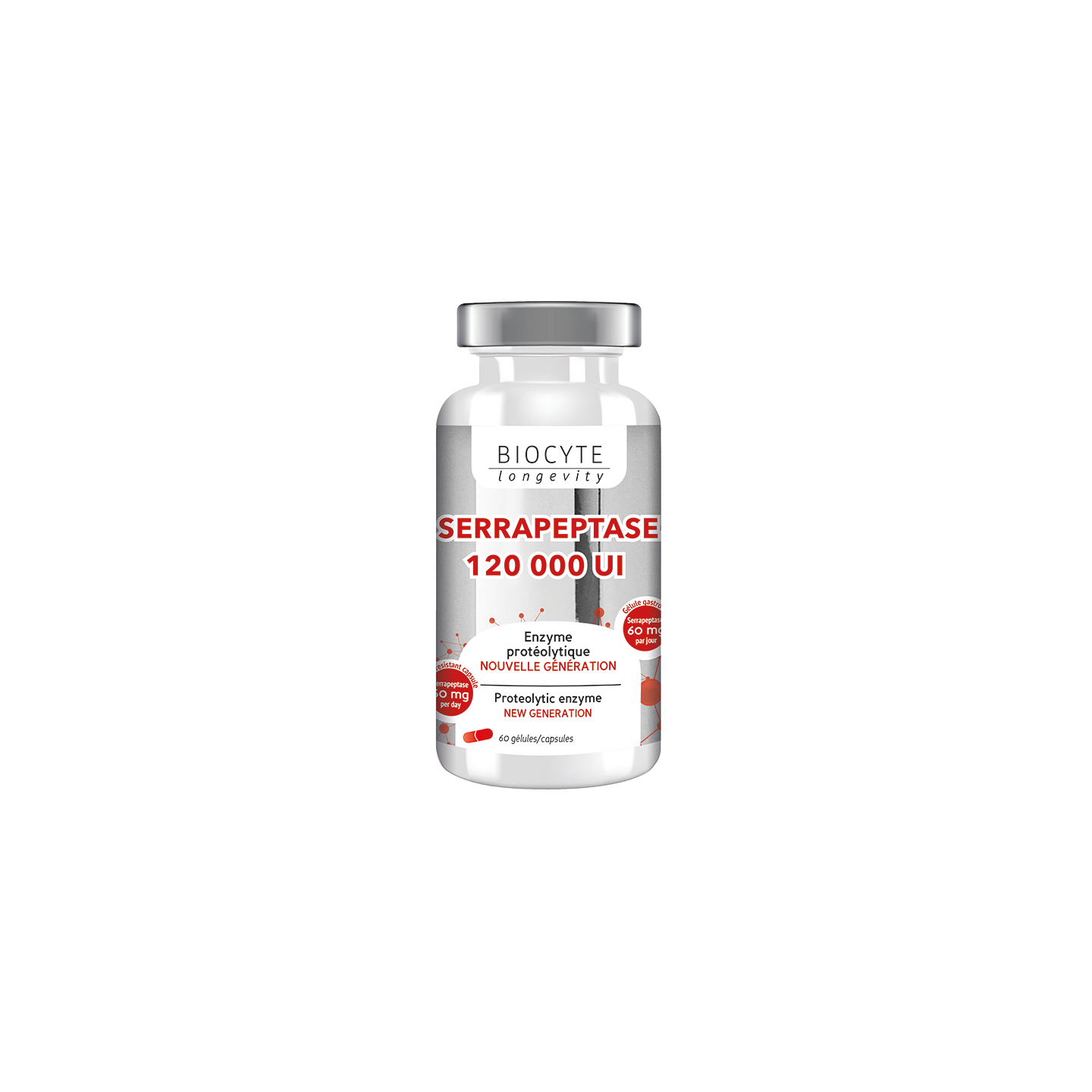 Biocyte Serrapeptase - 60 gélules