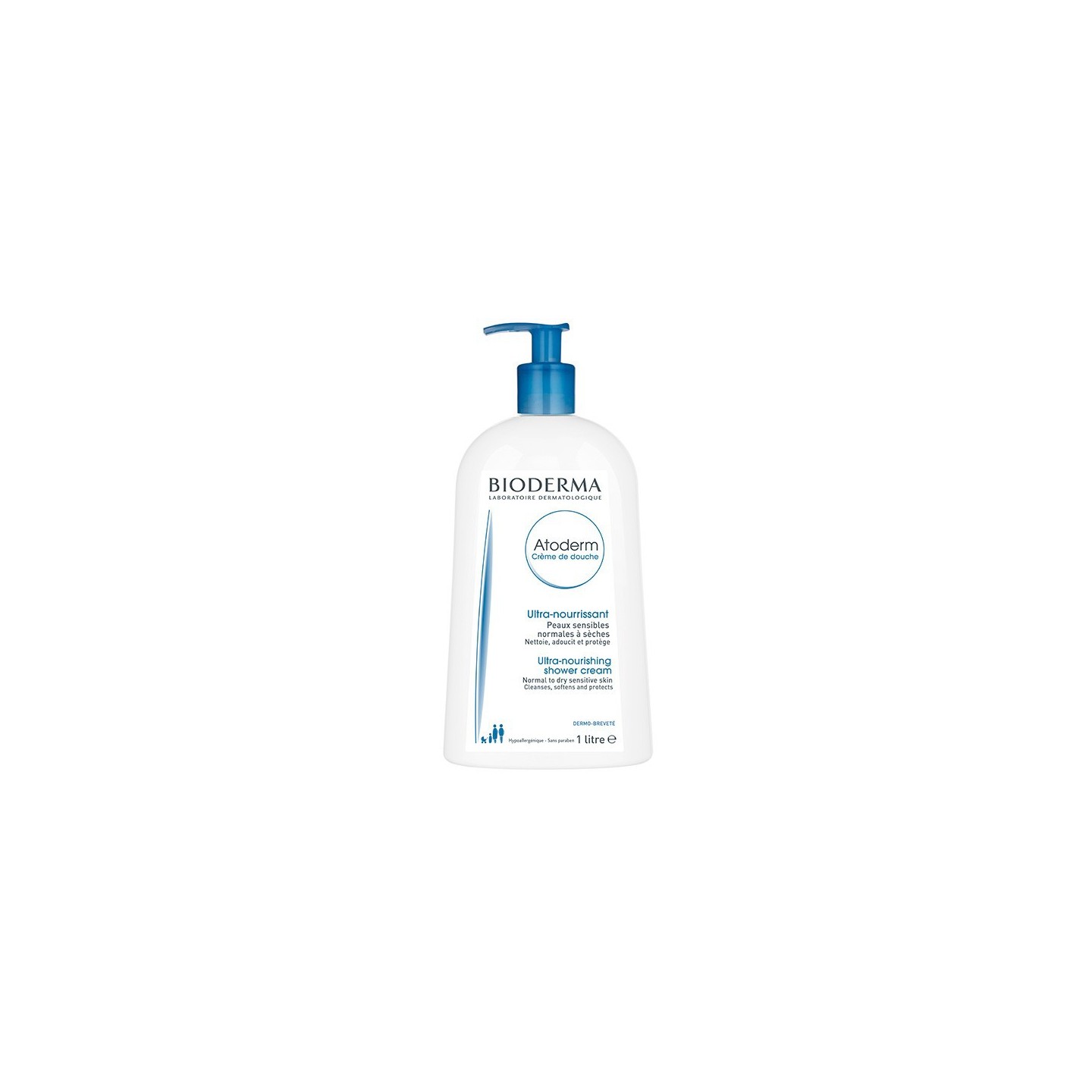 Bioderma Atoderm crème lavante - Flacon pompe 1l
