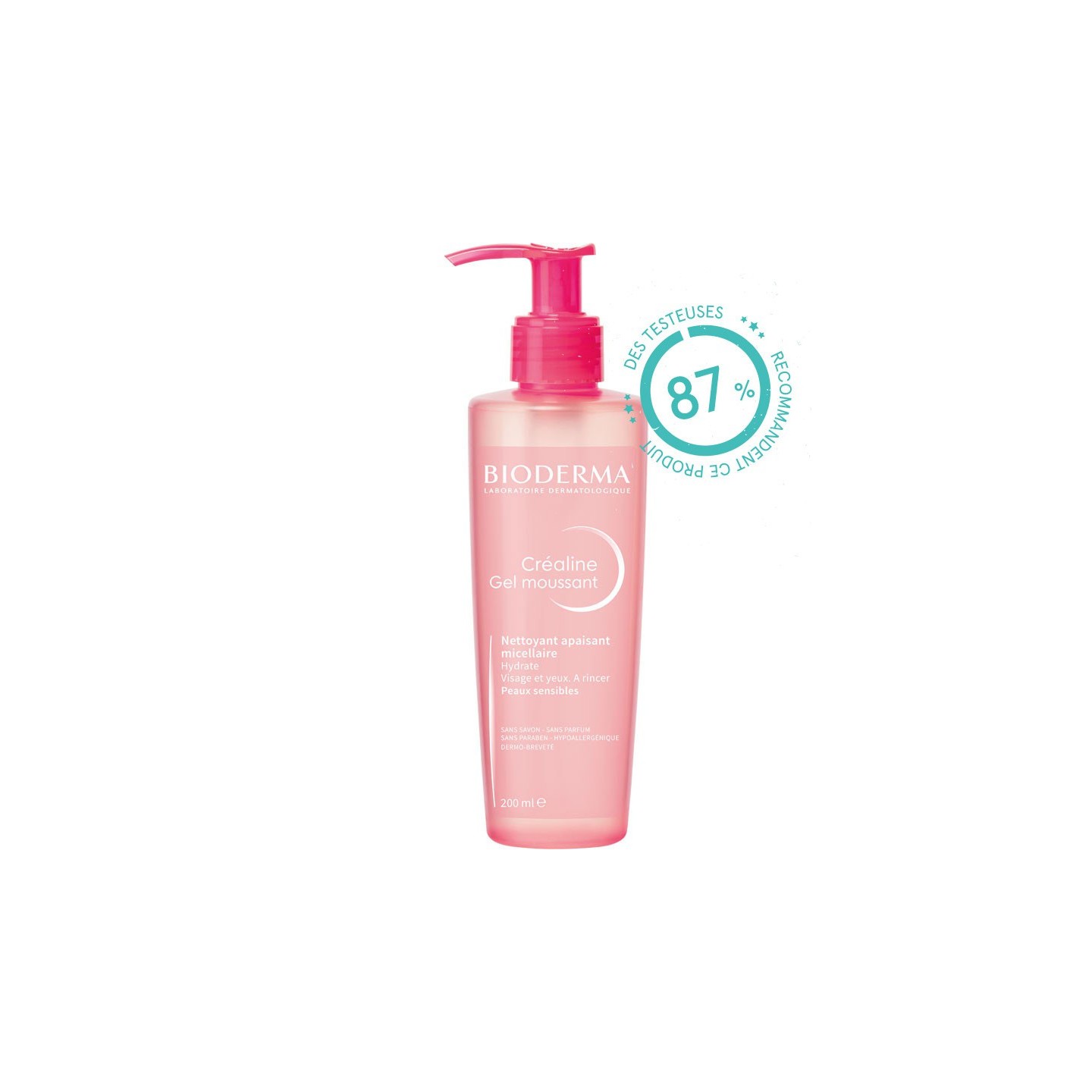 Bioderma Créaline gel moussant - 200ml