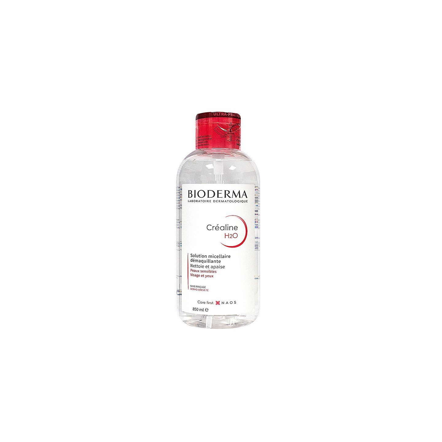 Bioderma Crealine H2O solution micellaire démaquillante - 850ml