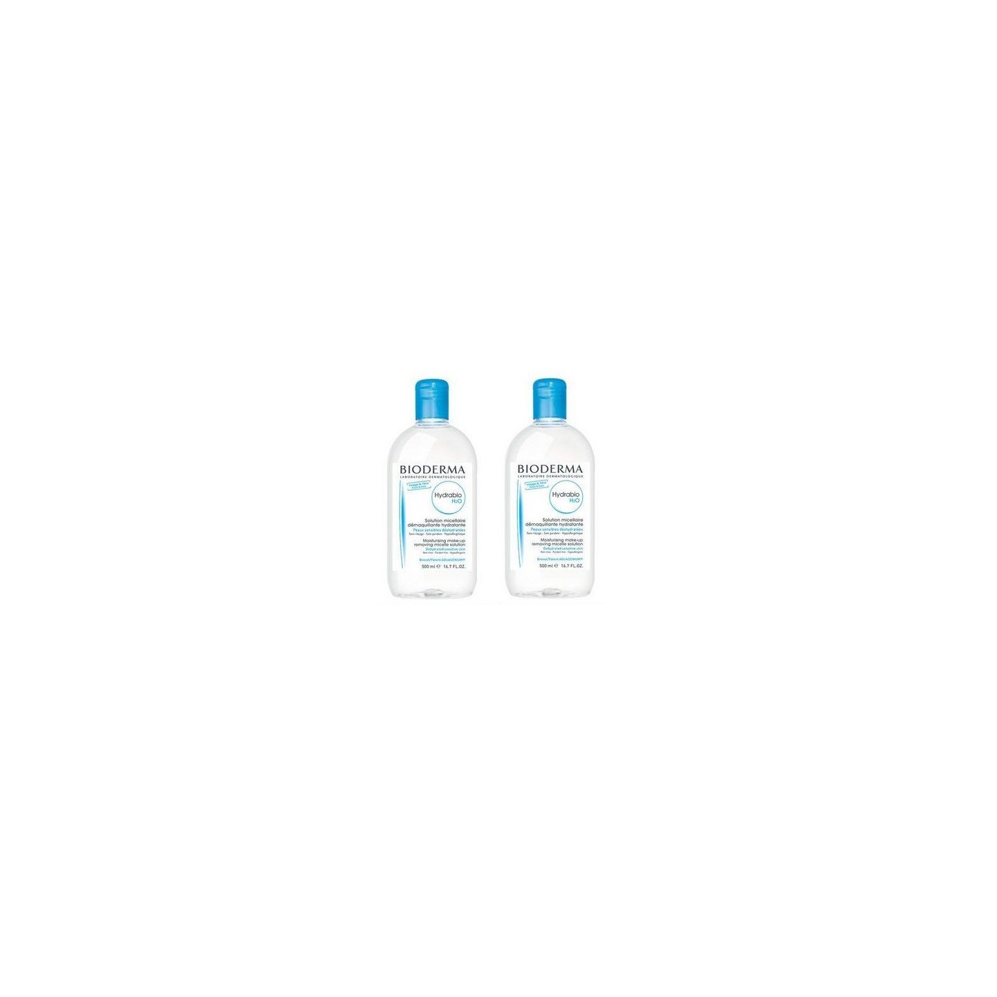 Bioderma Hydrabio H2O eau micellaire 2 x 500ml