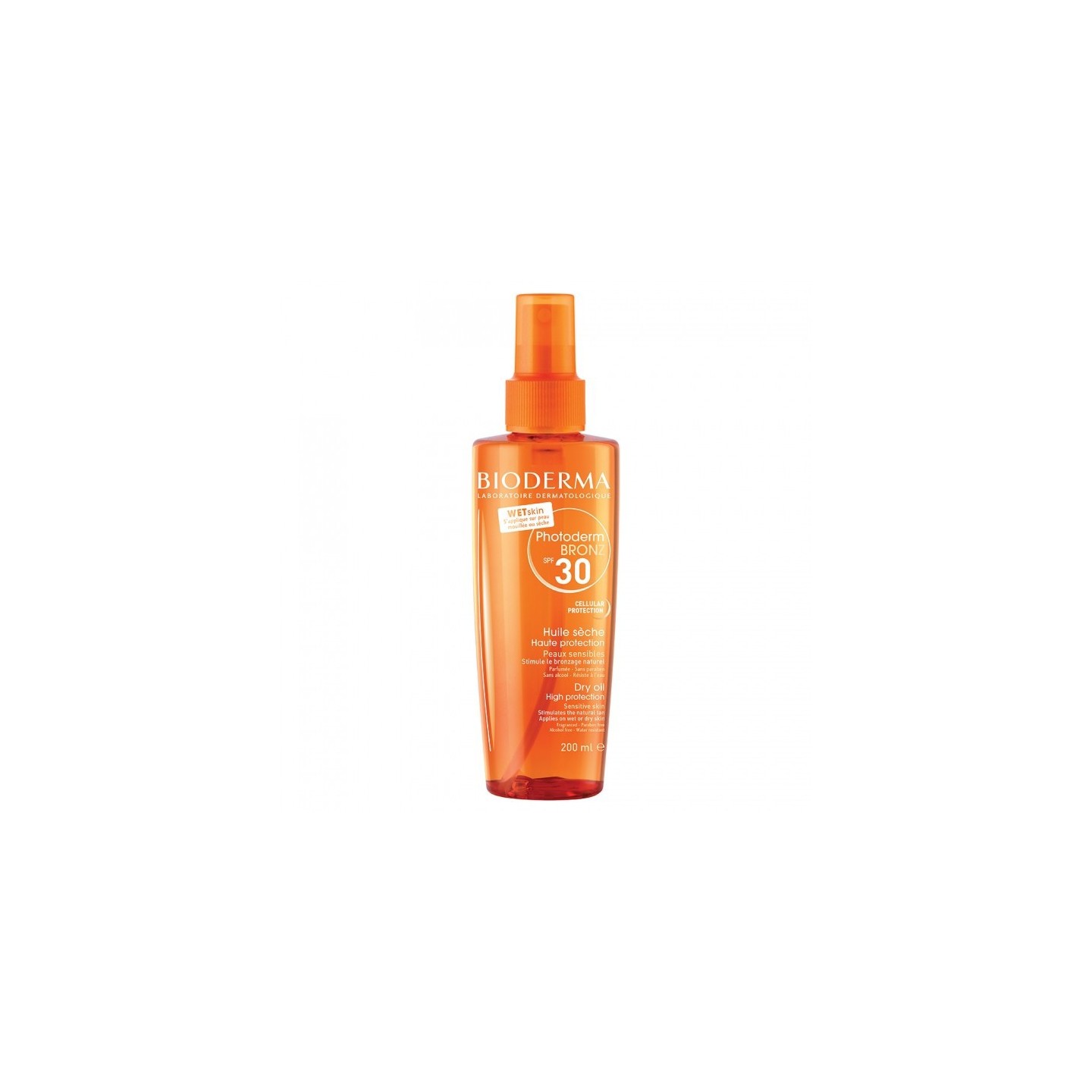 Bioderma photoderm bronz huile sèche spf 30 - 200ml