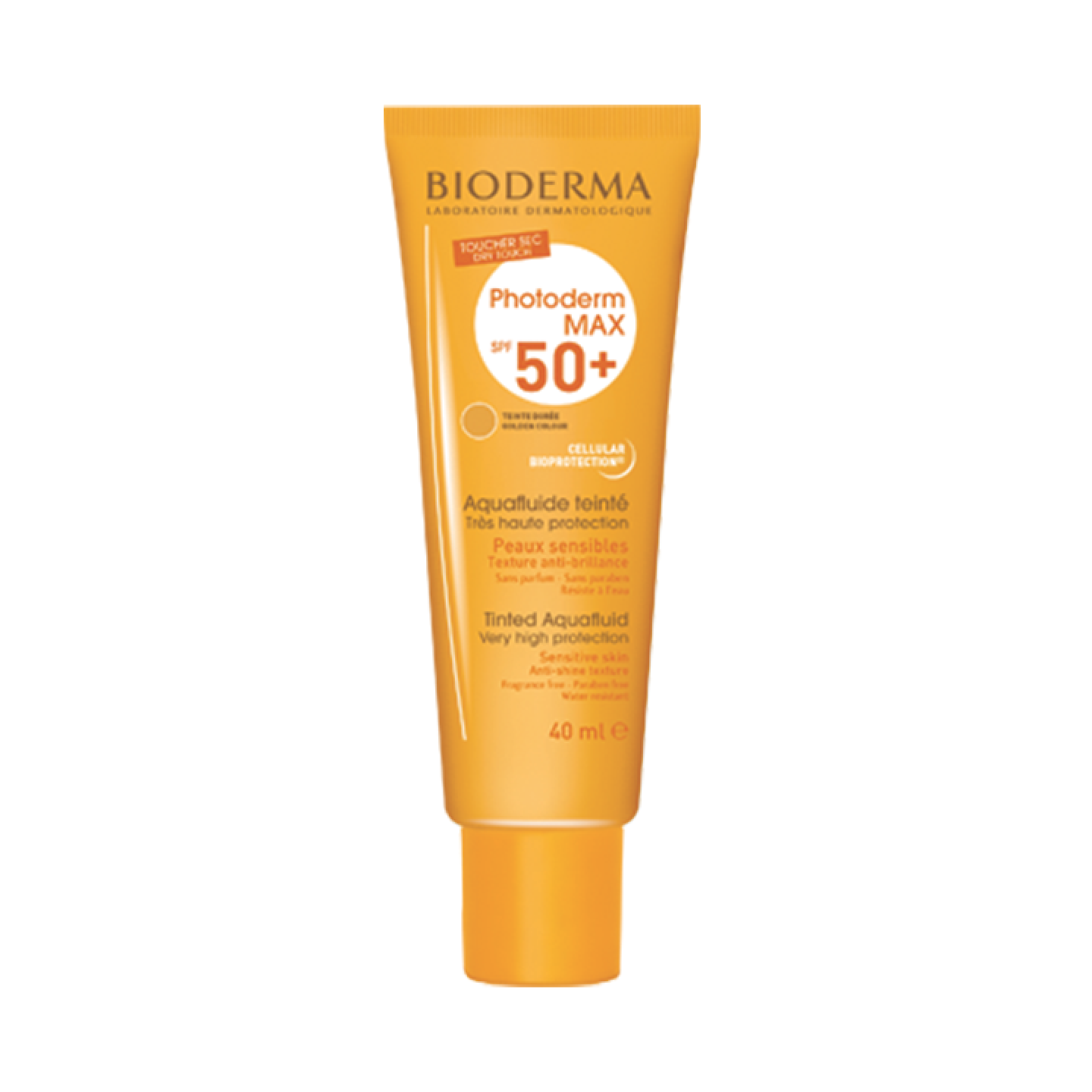 Bioderma photoderm max spf50+ aquafluide teinte doree 40ml
