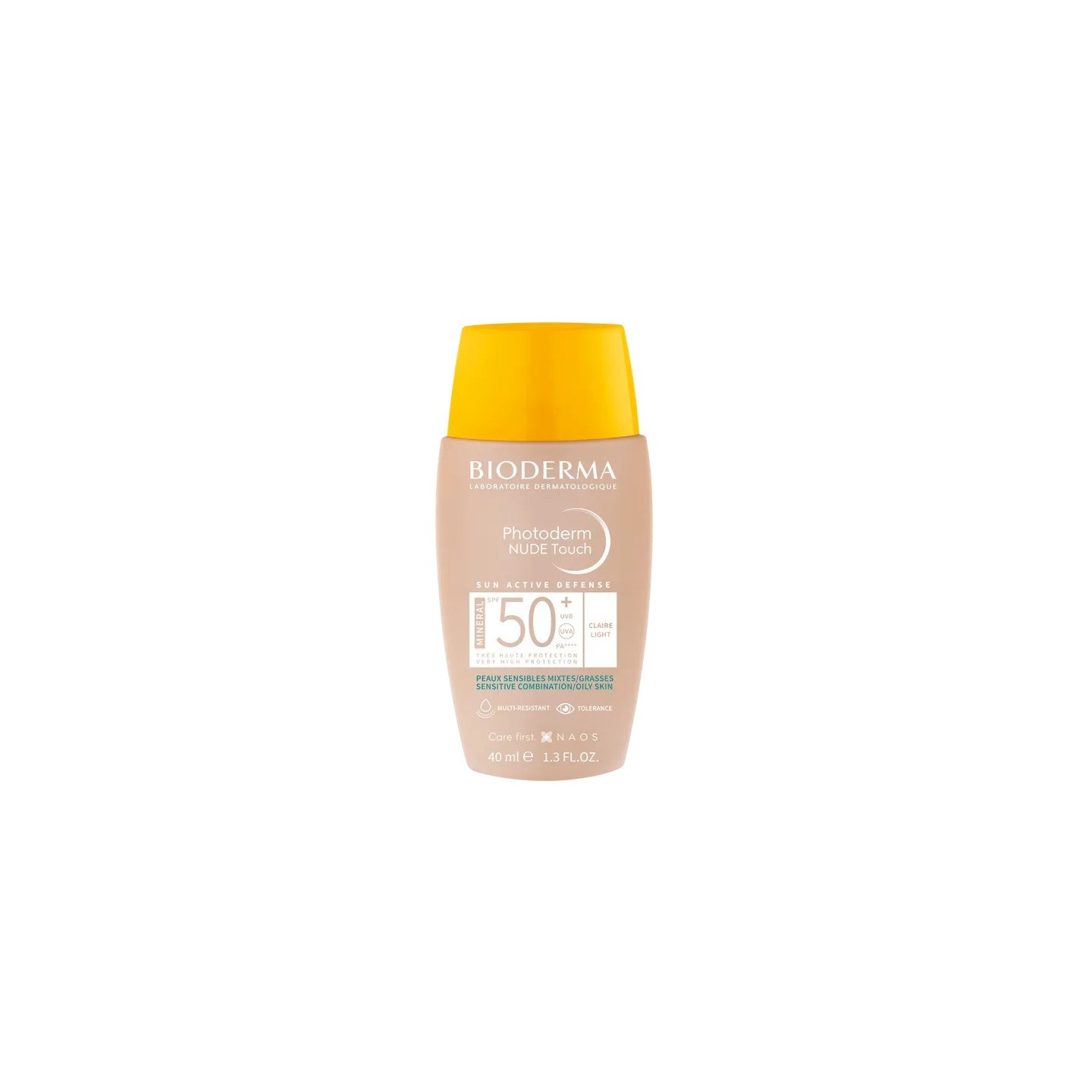 Bioderma Photoderm Nude Touch Soin solaire minéral teinté claire - 40ml