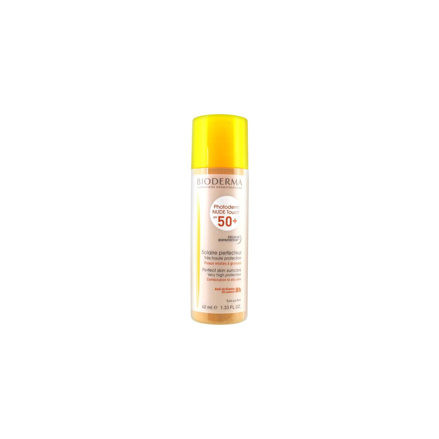 bioderma photoderm nude touch spf50+ solaire perfecteur teinte doree 40ml