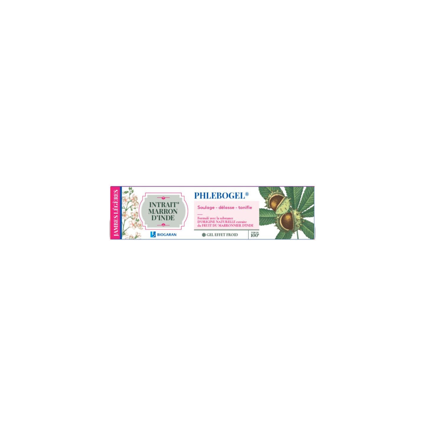 Biogaran Intrait de marron d'Inde Phlebogel - 100g