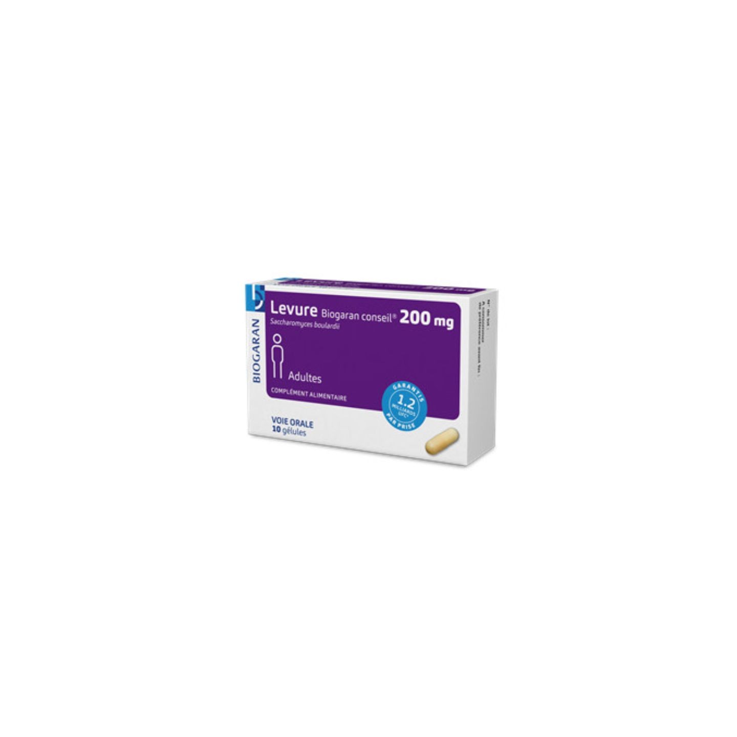 Biogaran Levure 200 mg - 10 gélules