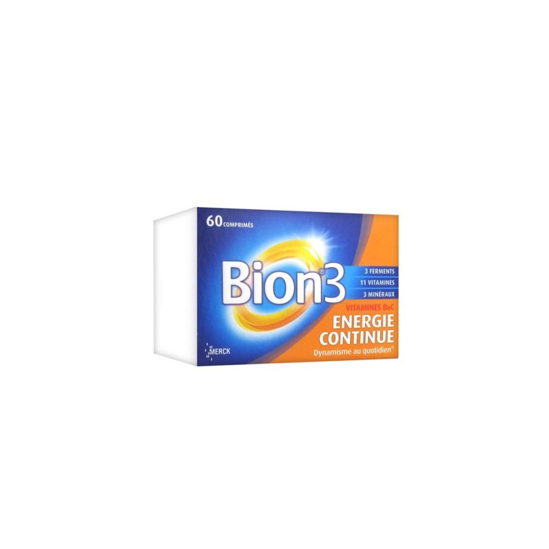 Pharmacie Bastille - Bion 3 Energie Continue 60 Comprimés