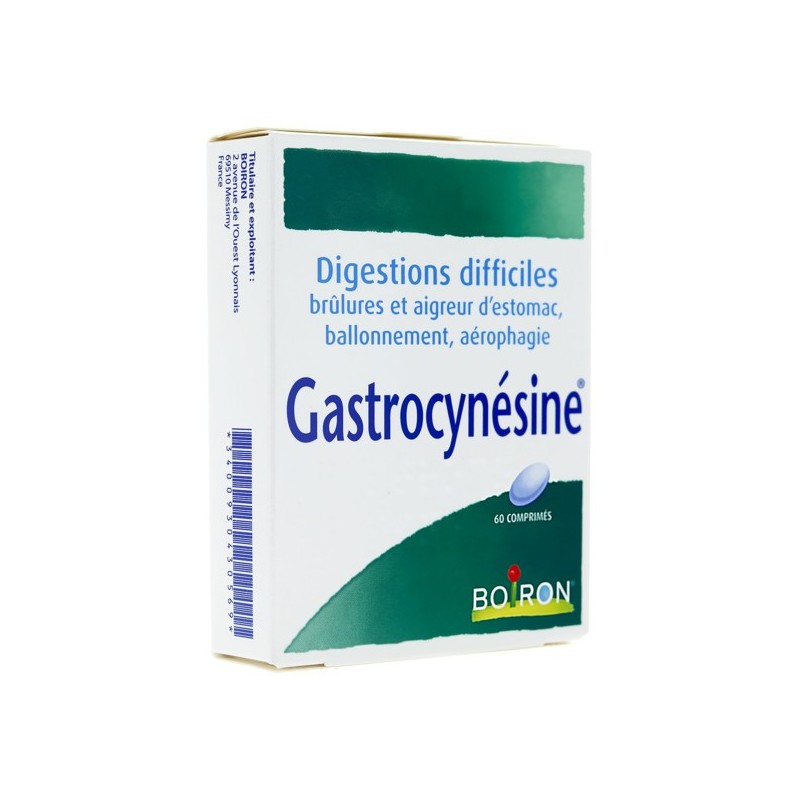 Pharmacie Bastille - Boiron gastrocynésine 60 comprimés
