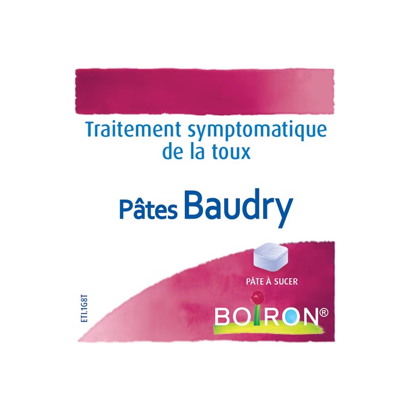 Pharmacie Bastille - Boiron Pâtes baudry boîtes de 70g