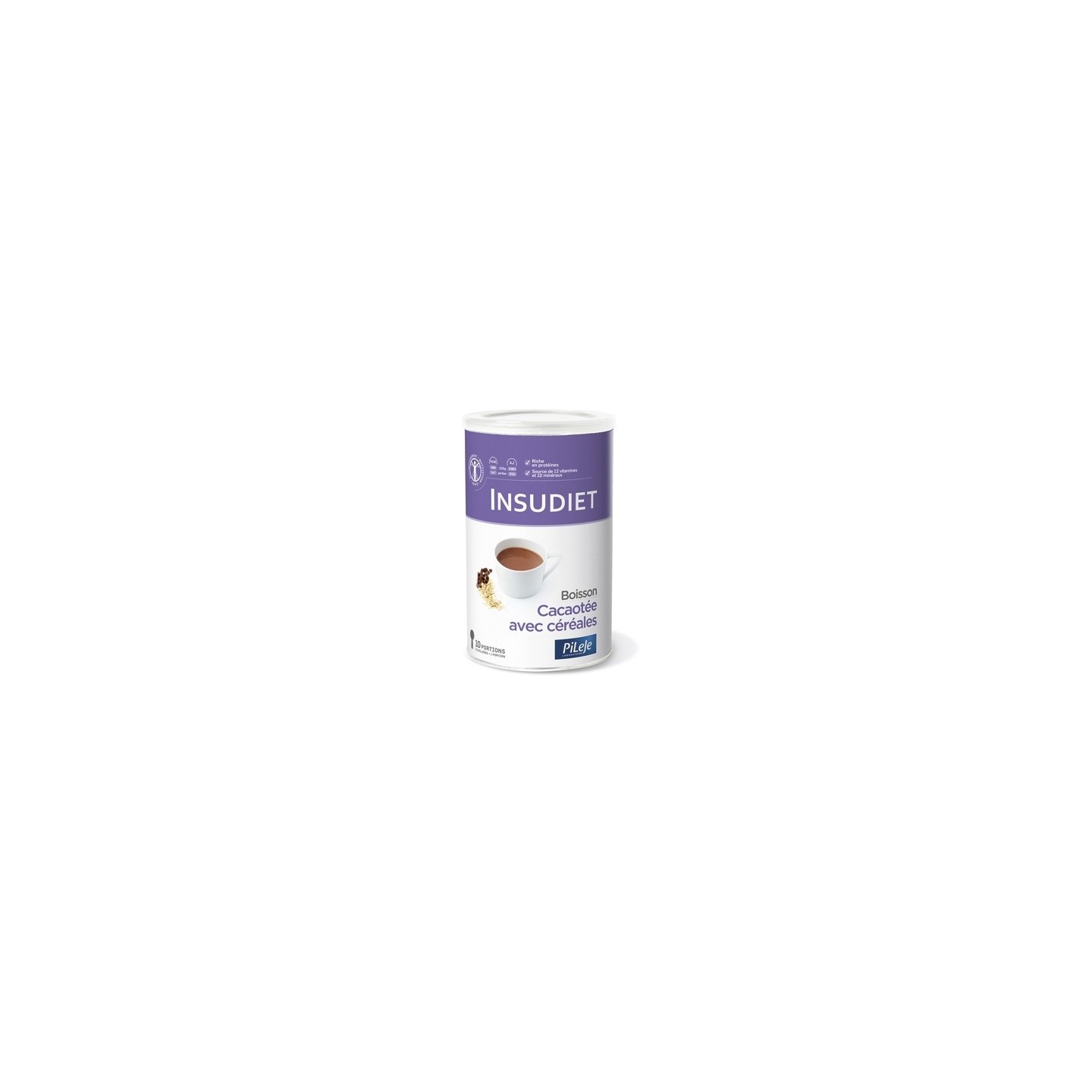 Boisson cacao céréales insudiet 300 grammes