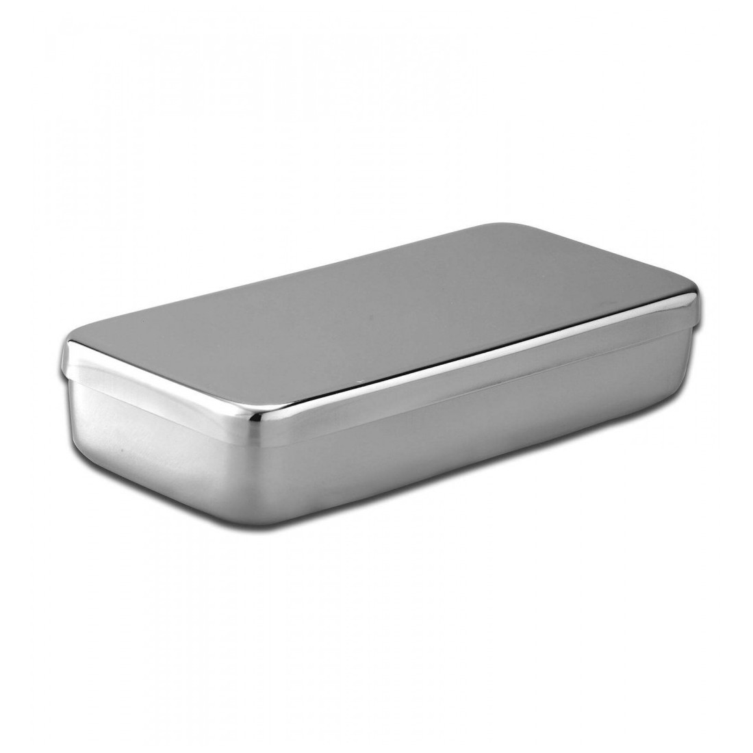 Boite de stérilisation Inox 200 x 90 x 40 mm