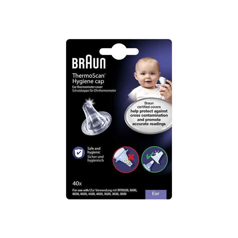 Pharmacie Bastille - Braun Thermoscan 40 embouts jetables