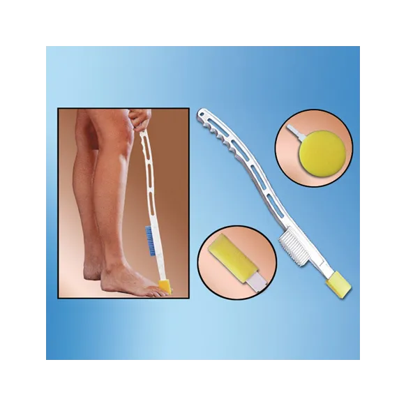 BROSSE LAVE PIED ET DOS A LONG MANCHE
