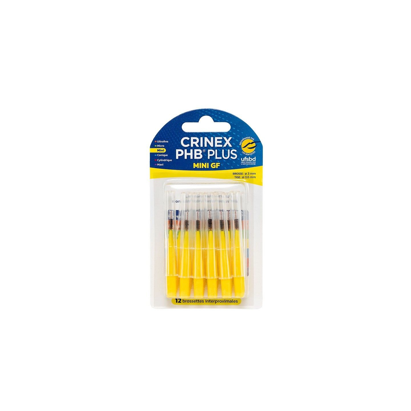 Brossettes Interdentaires Crinex PHB Mini Plus GF 1.1