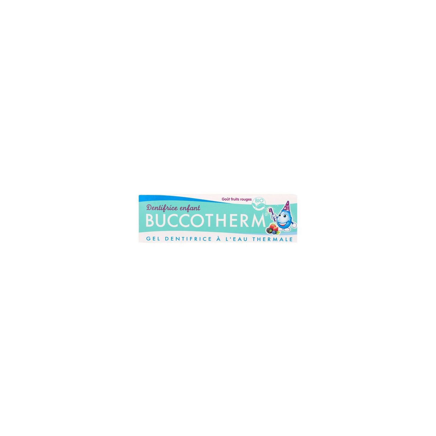 Buccotherm Gel dentifrice enfants bio goût fruits rouges - 50ml