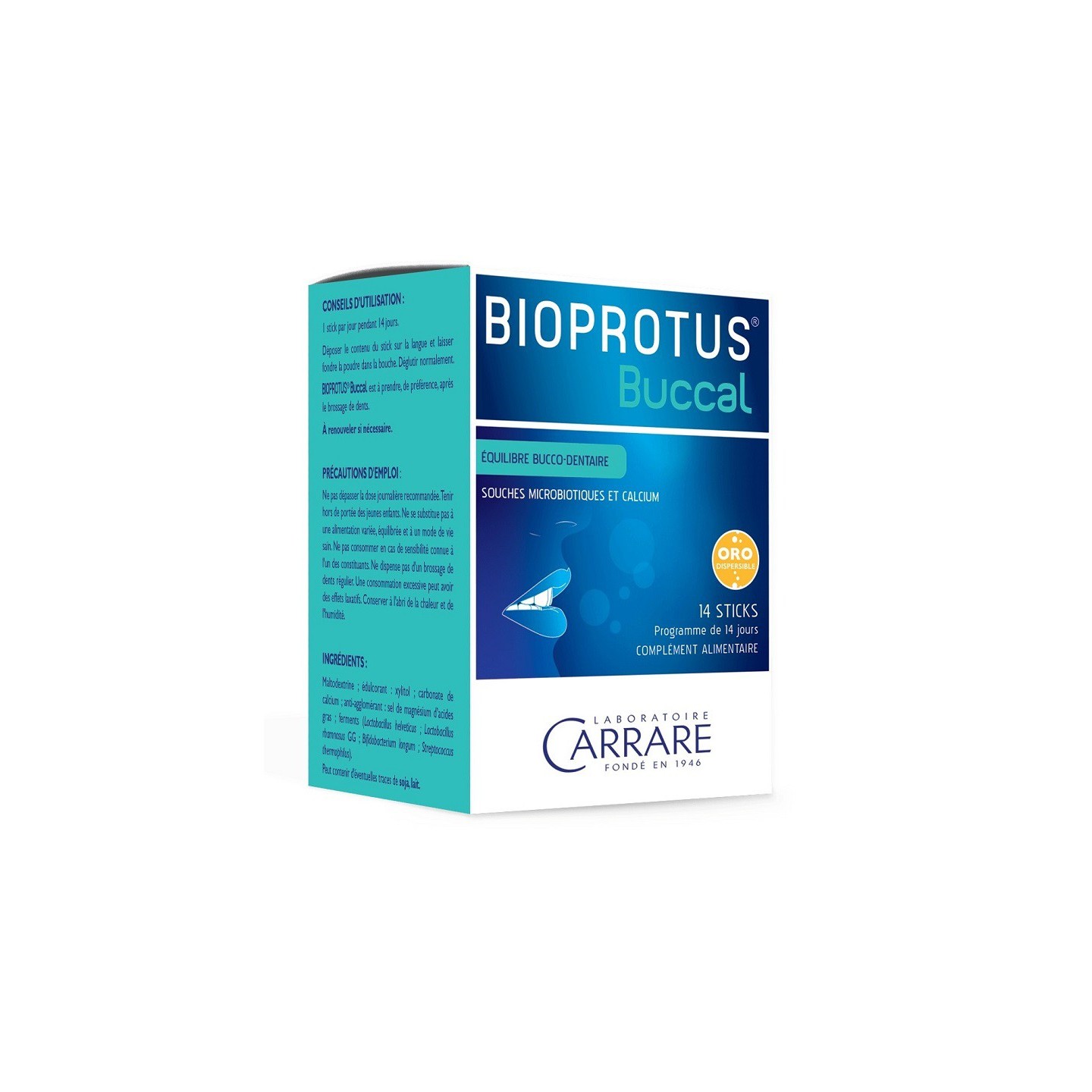 Carrare Bioprotus Buccal - 14 sticks