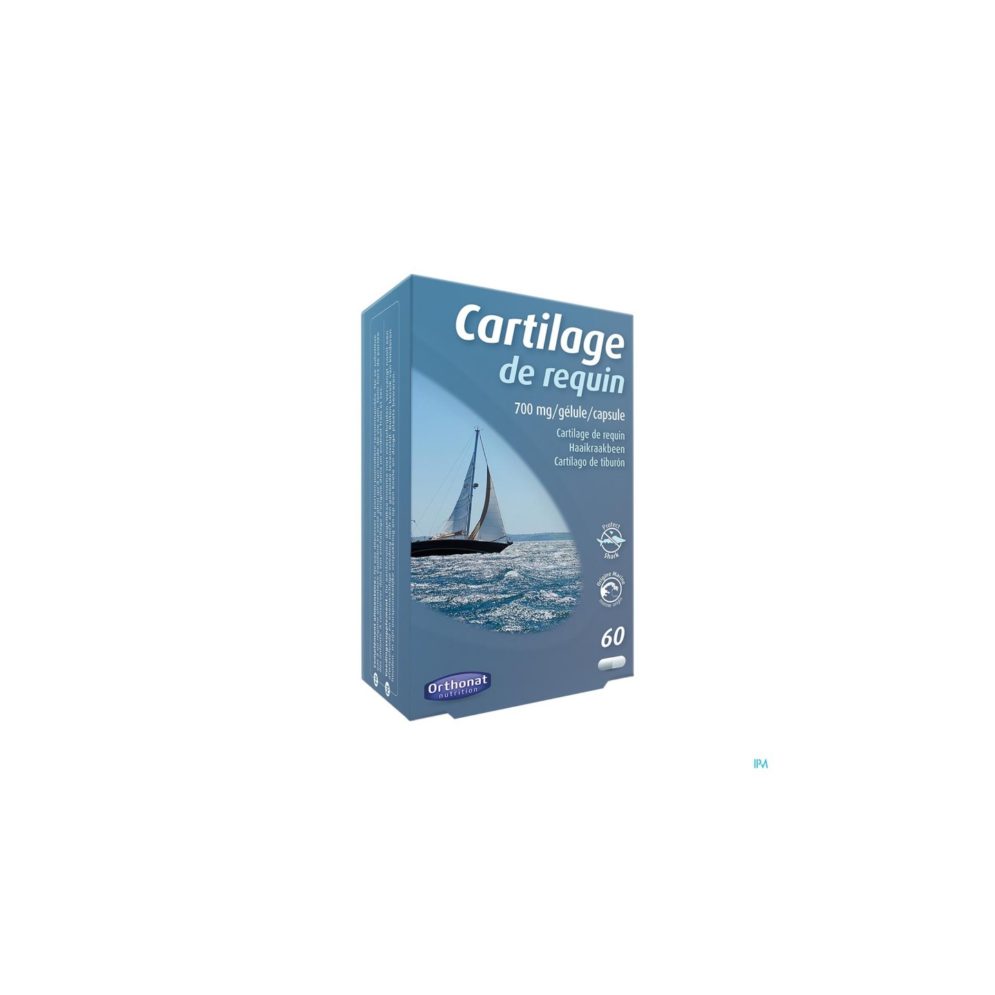 Cartilage de Requin Orthonat 60 gélules