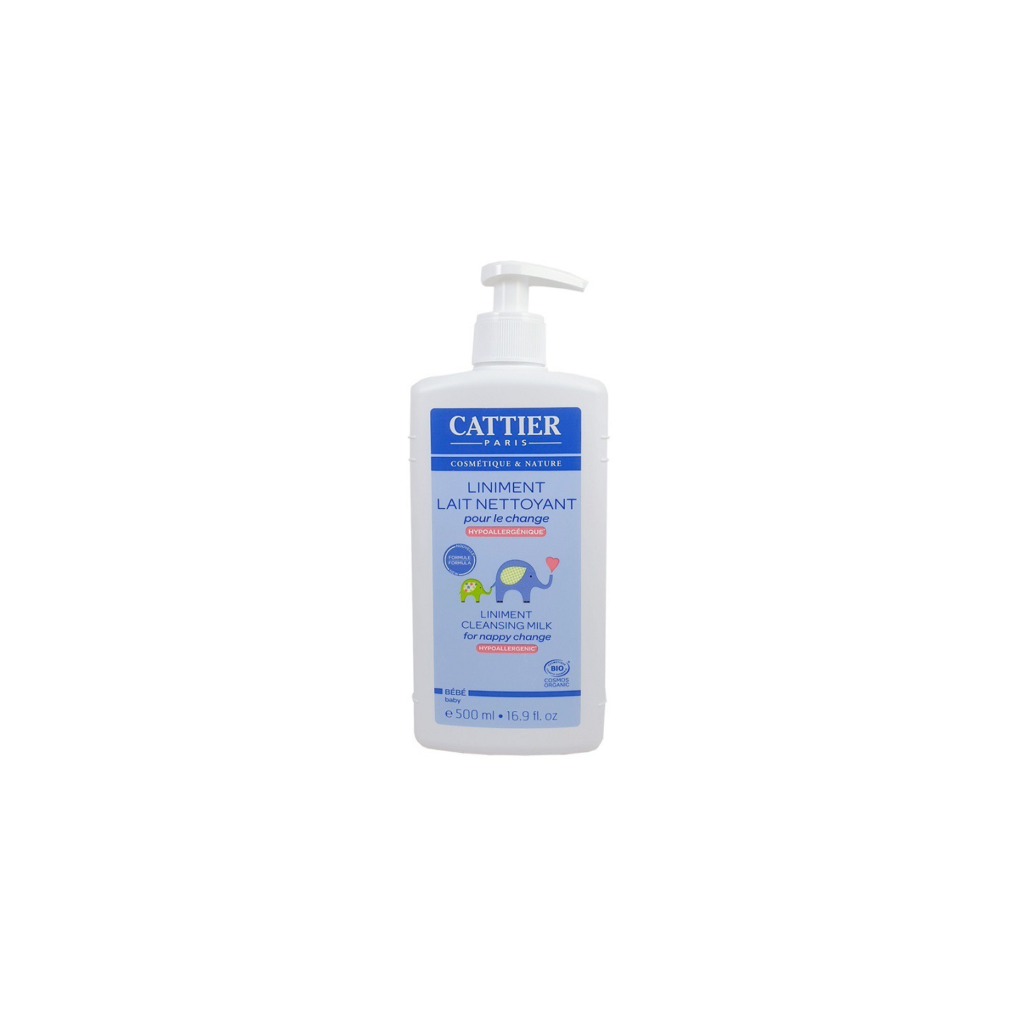 Cattier bébé Liniment lait nettoyant - 500ml