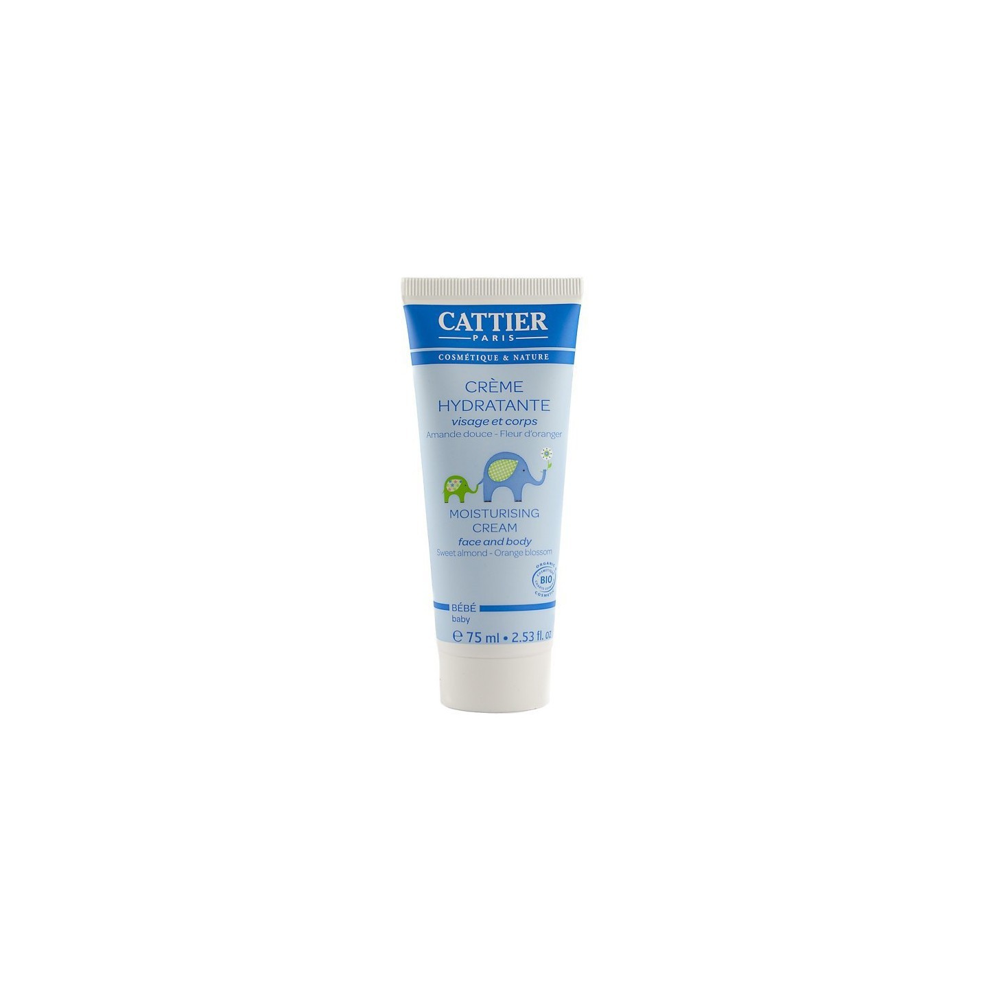 Cattier creme hydratante bébé 75ml