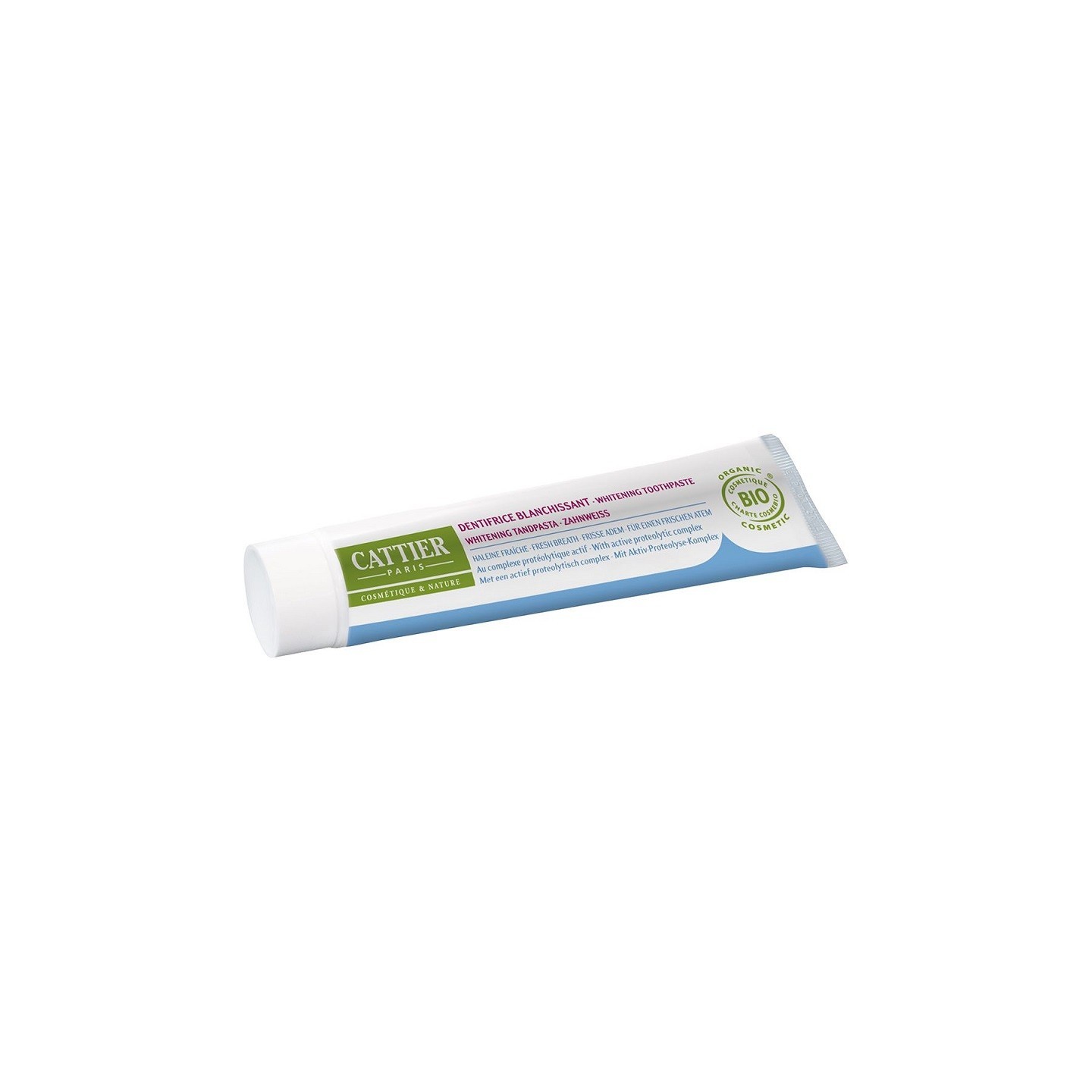 Cattier Eridène Dentifrice haleine fraîche Bio - 75ml