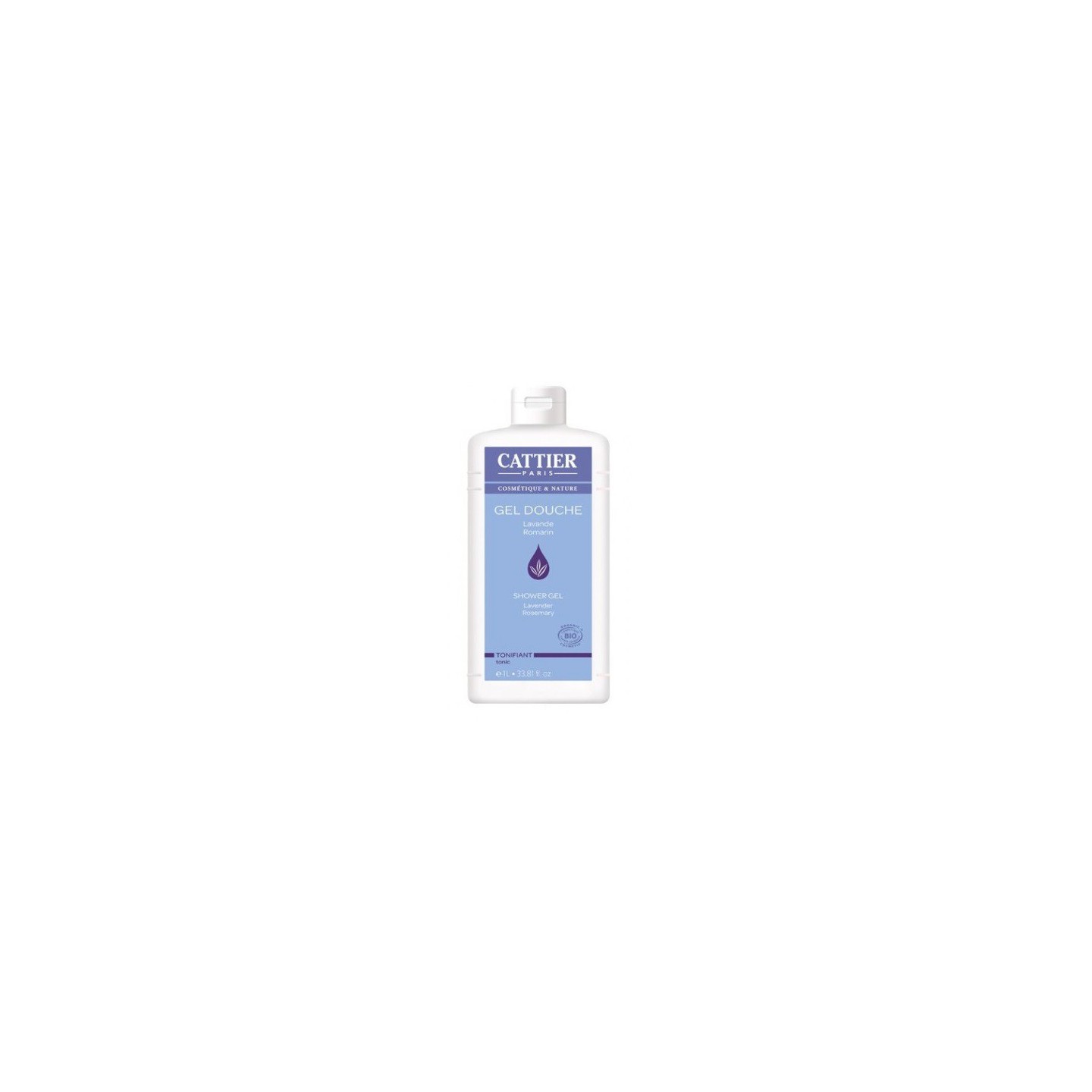 Cattier gel douche lavande/romarin 1L