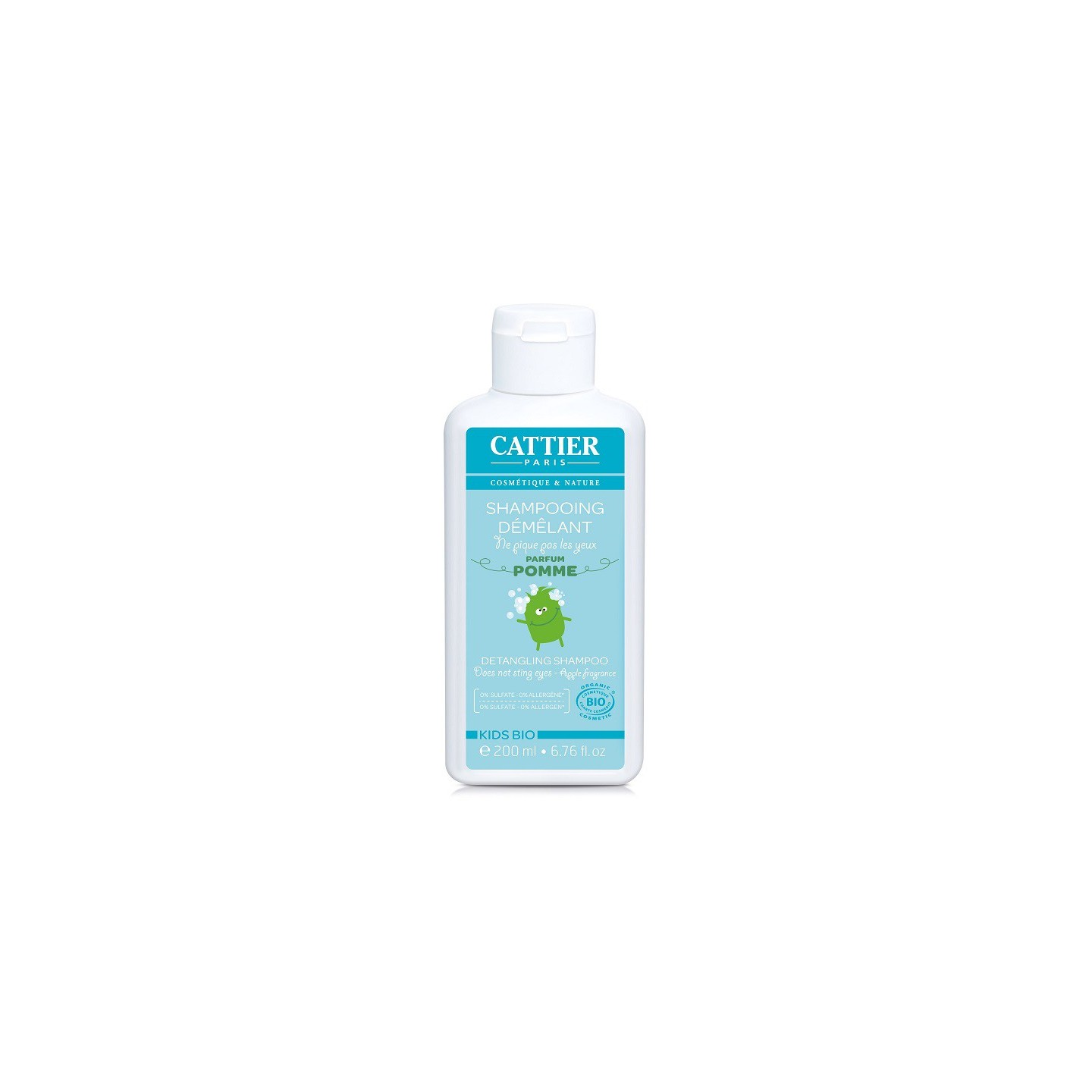 Cattier kids shampooing démêlant bio - 200ml