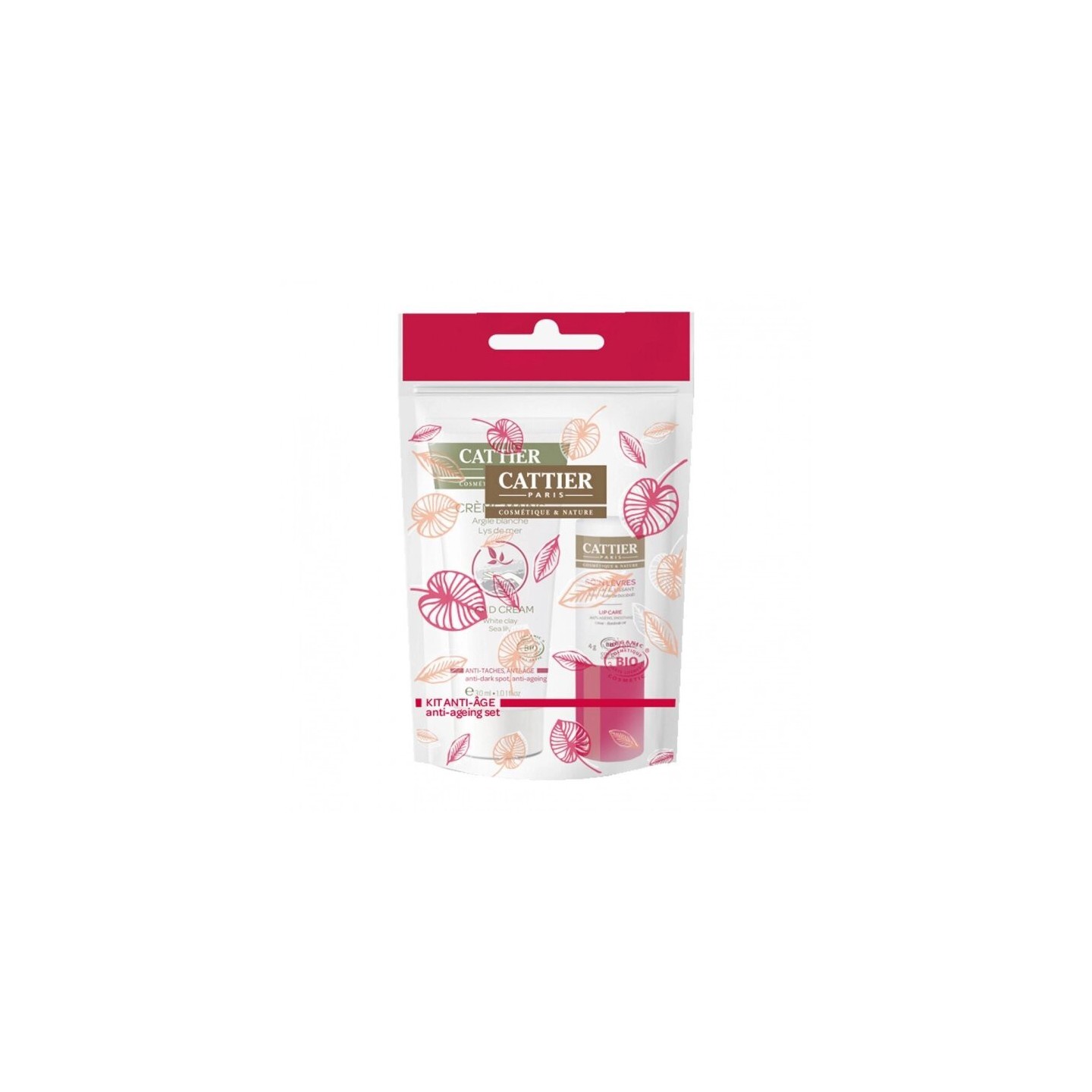 Cattier Kit anti-âge mains et lèvres - 2 soins