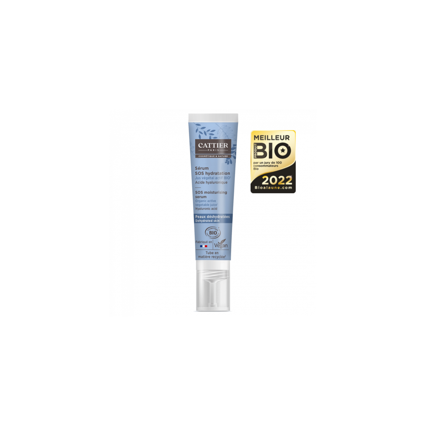 Cattier Sérum SOS hydratation peaux déshydratées Bio - 30ml
