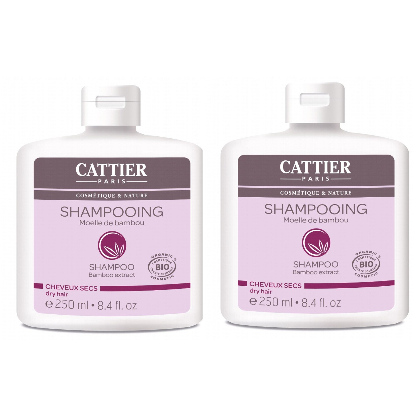 Cattier shampooing bambou duo 250ml