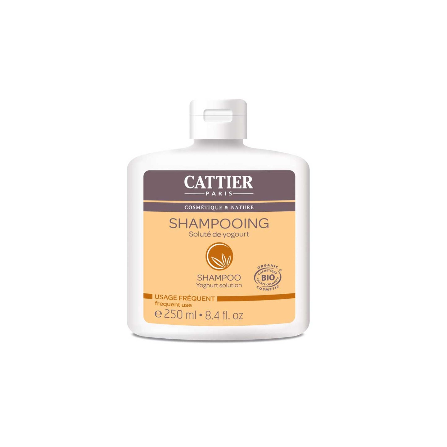 Cattier shampooing solute de yogurt 250ml
