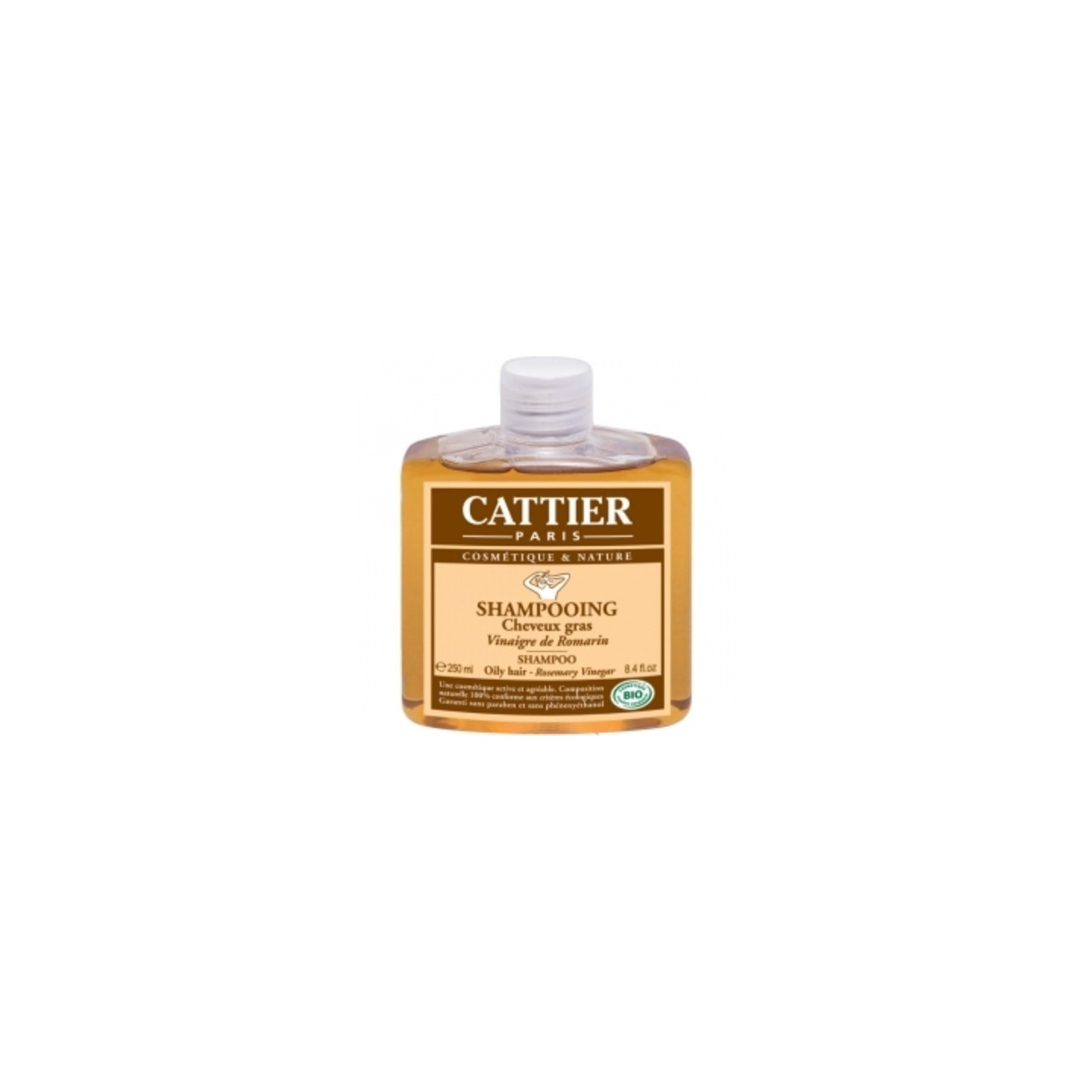 Cattier shampooing vinaigre de romarin 250ml