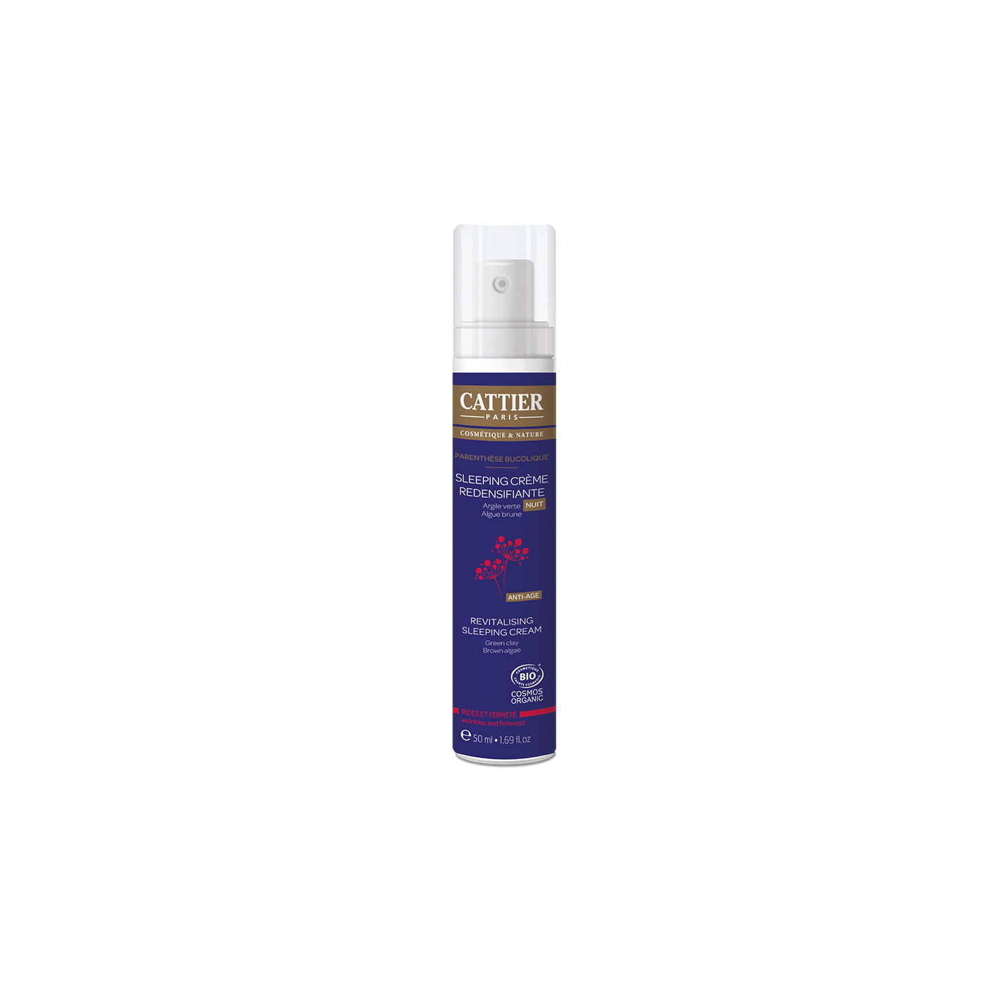 Cattier sleeping crème redensifiante - 50ml