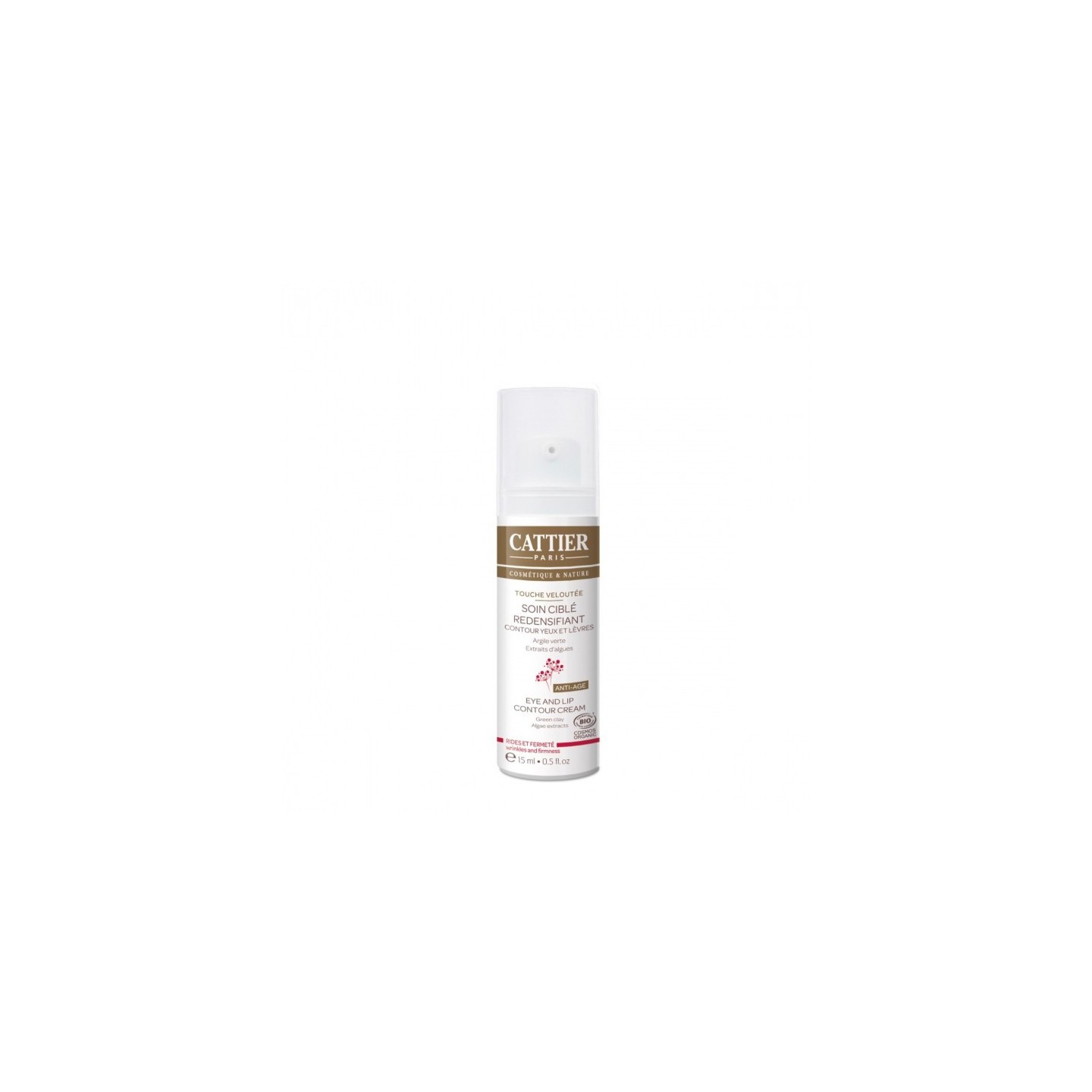 Cattier Soin ciblé redensifiant contour yeux et lèvres Bio - 15ml