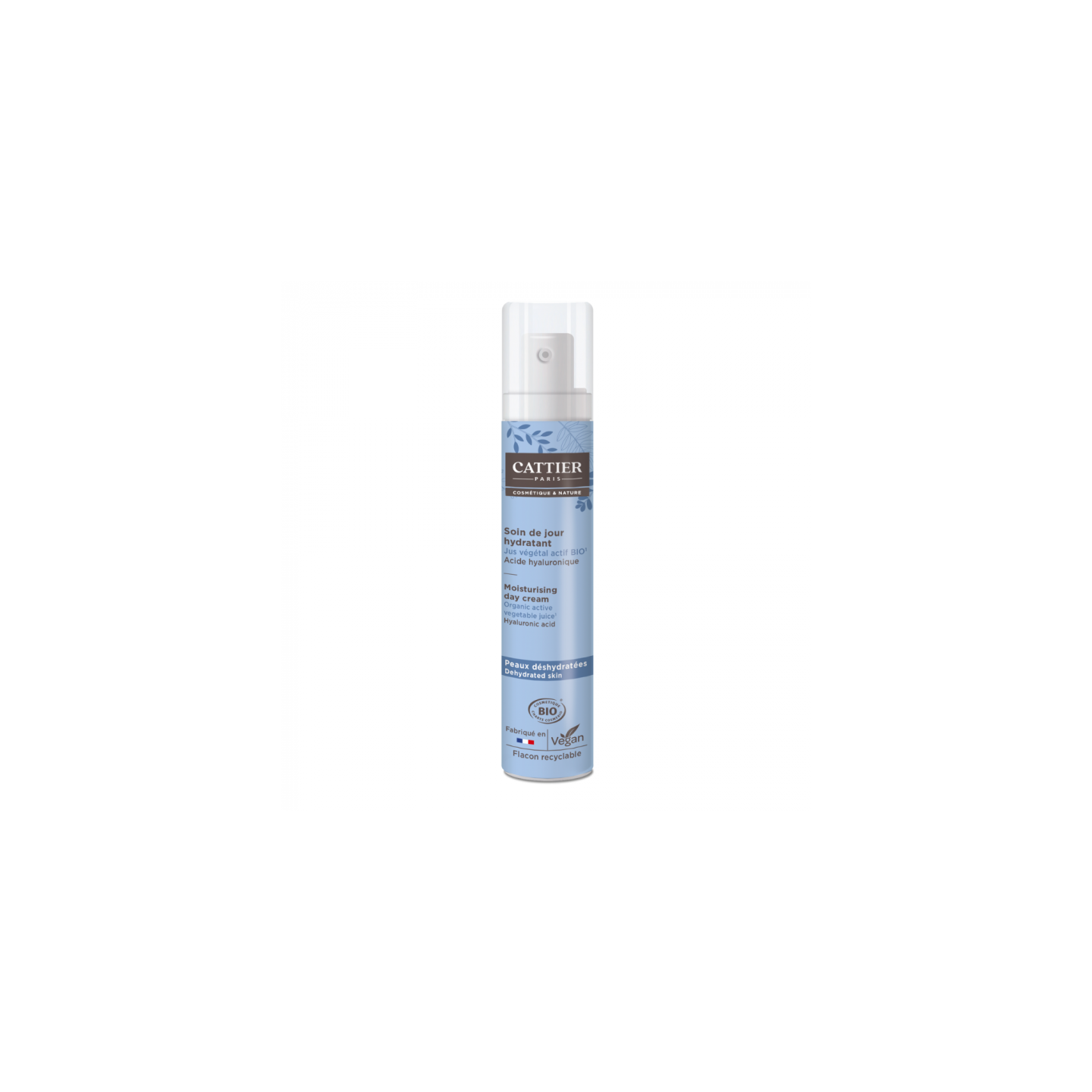 Cattier Soin de jour hydratant peaux déshydratées Bio - 50ml