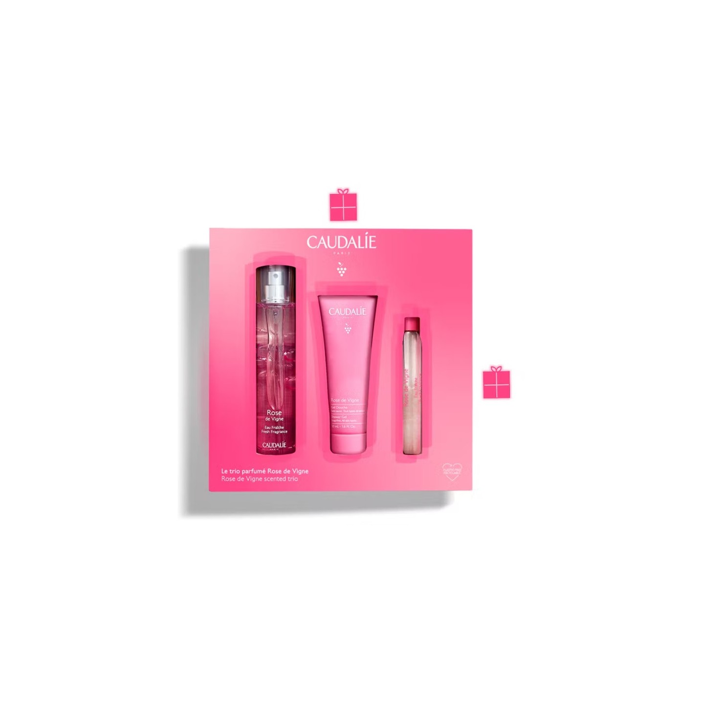 Caudalie Coffret Le trio parfumé Rose de Vigne 2022
