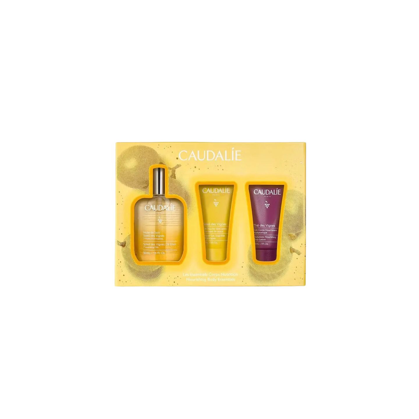 Caudalie Coffret Les essentiels corps Nutrition 2024 - 3 soins