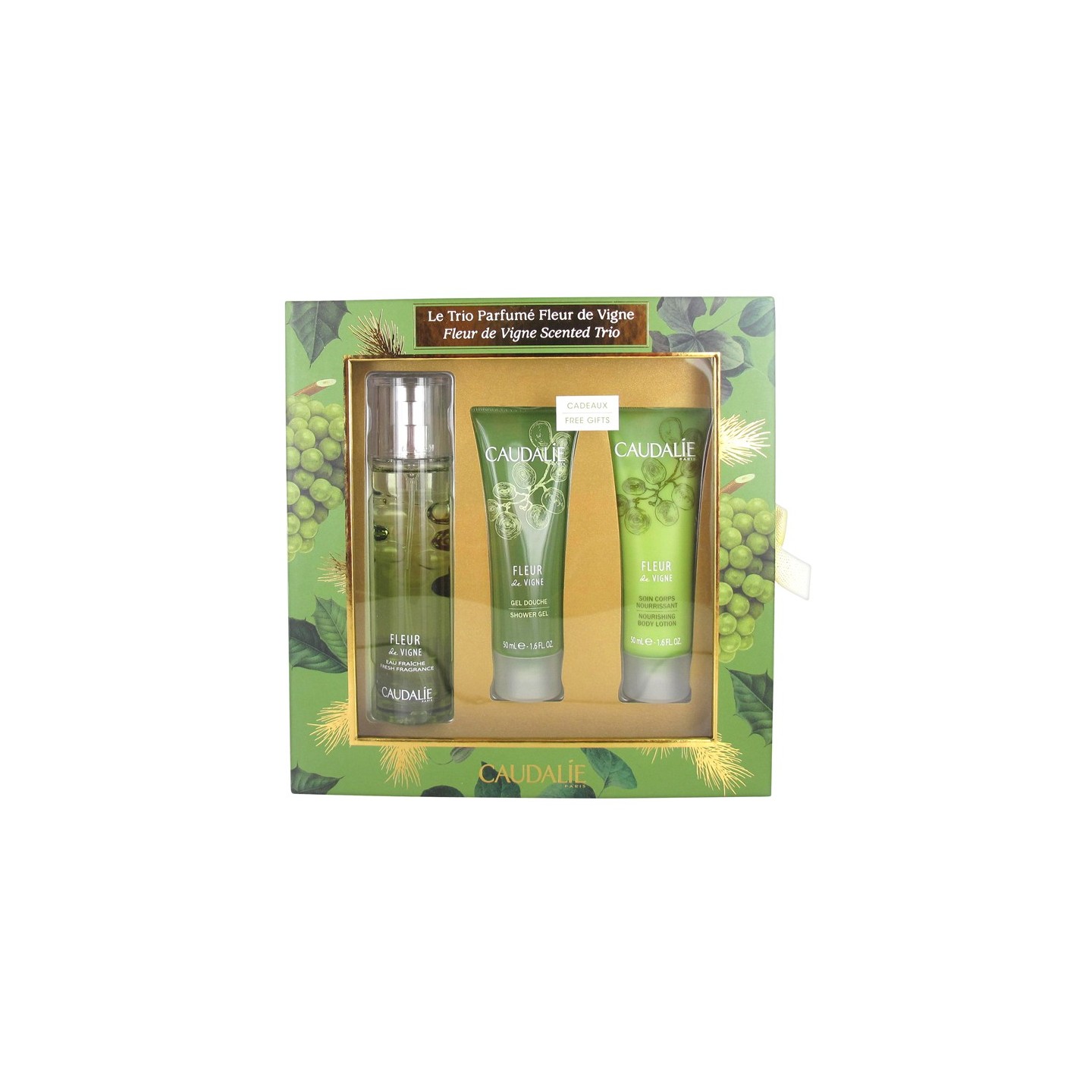 Caudalie coffret trio parfumé fleur de vigne