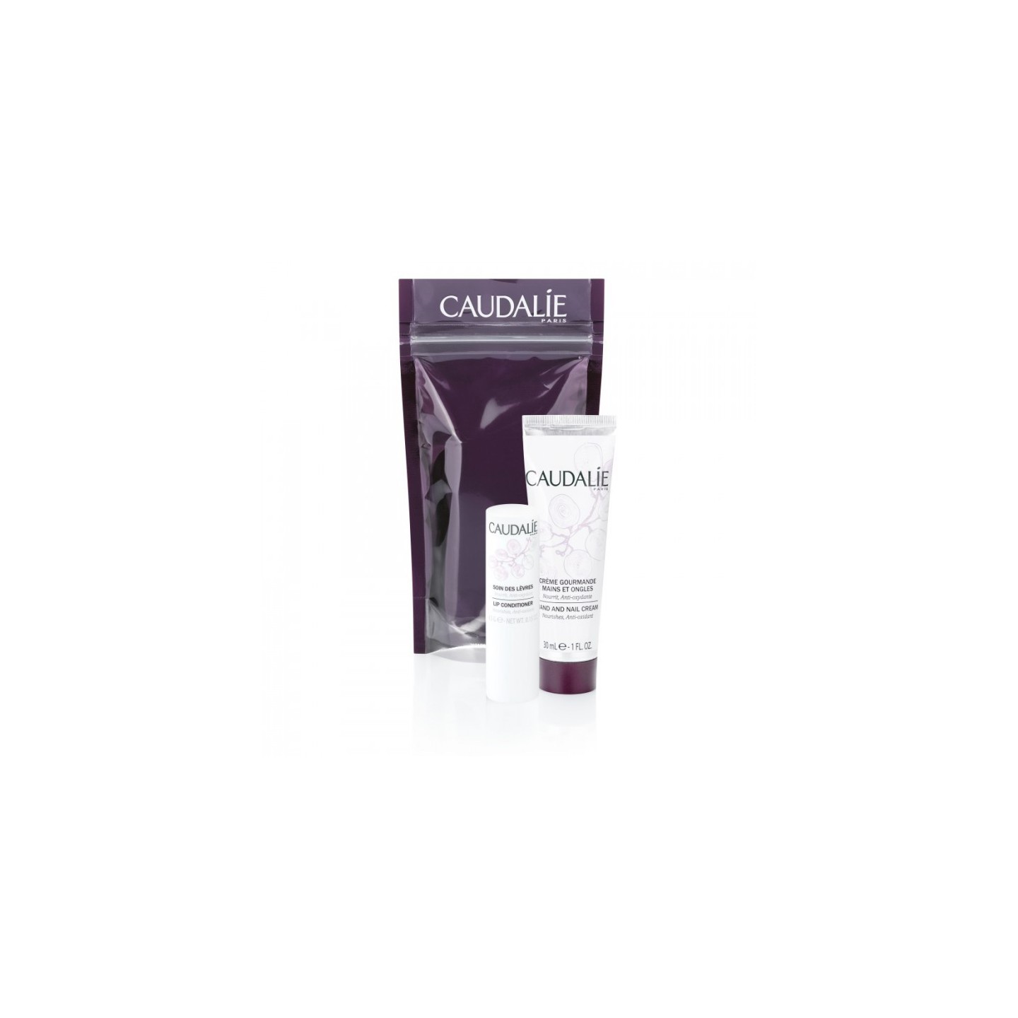 Caudalie Duo hiver crème mains et ongles - sticks lèvres