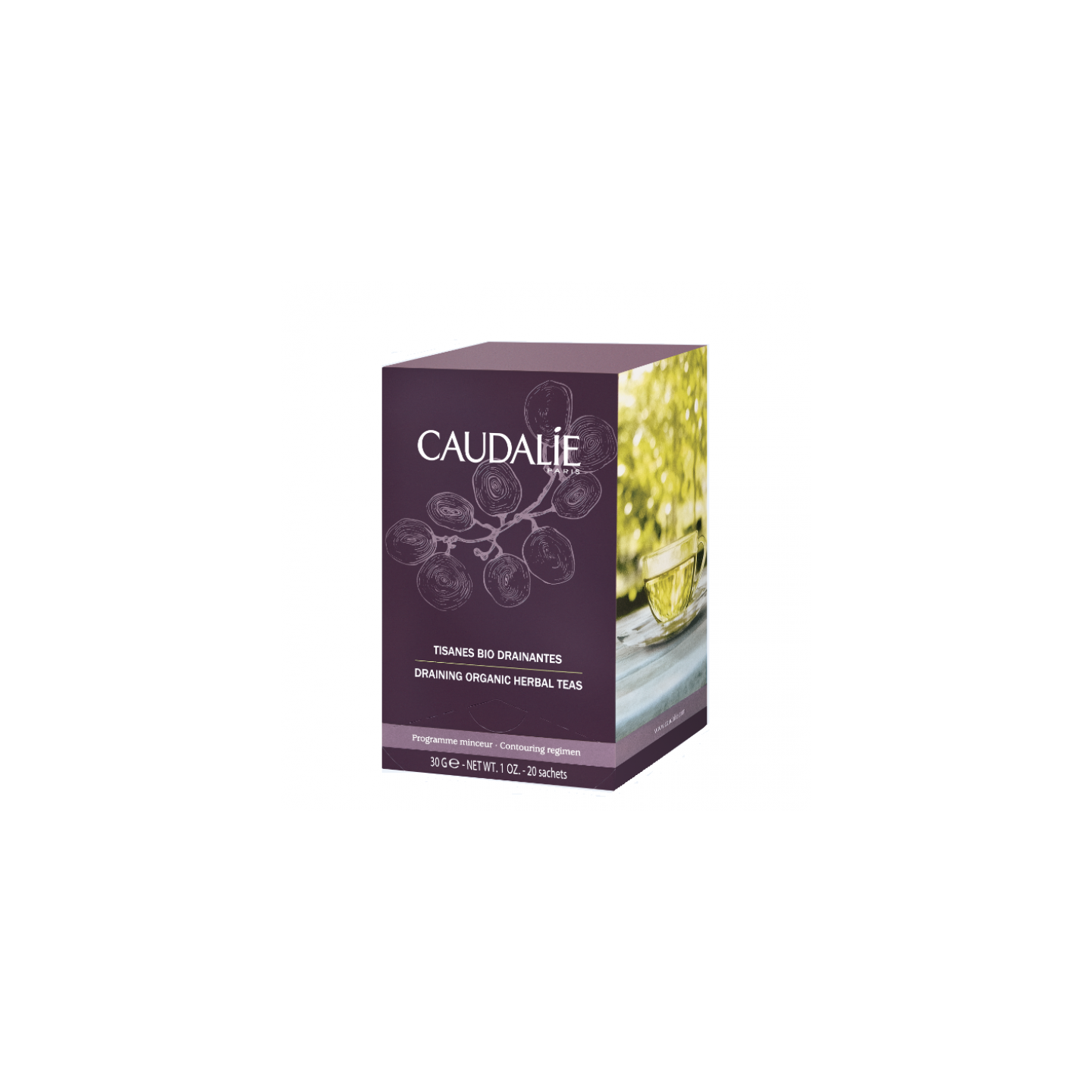 Caudalie tisanes bio drainantes 20 sachets