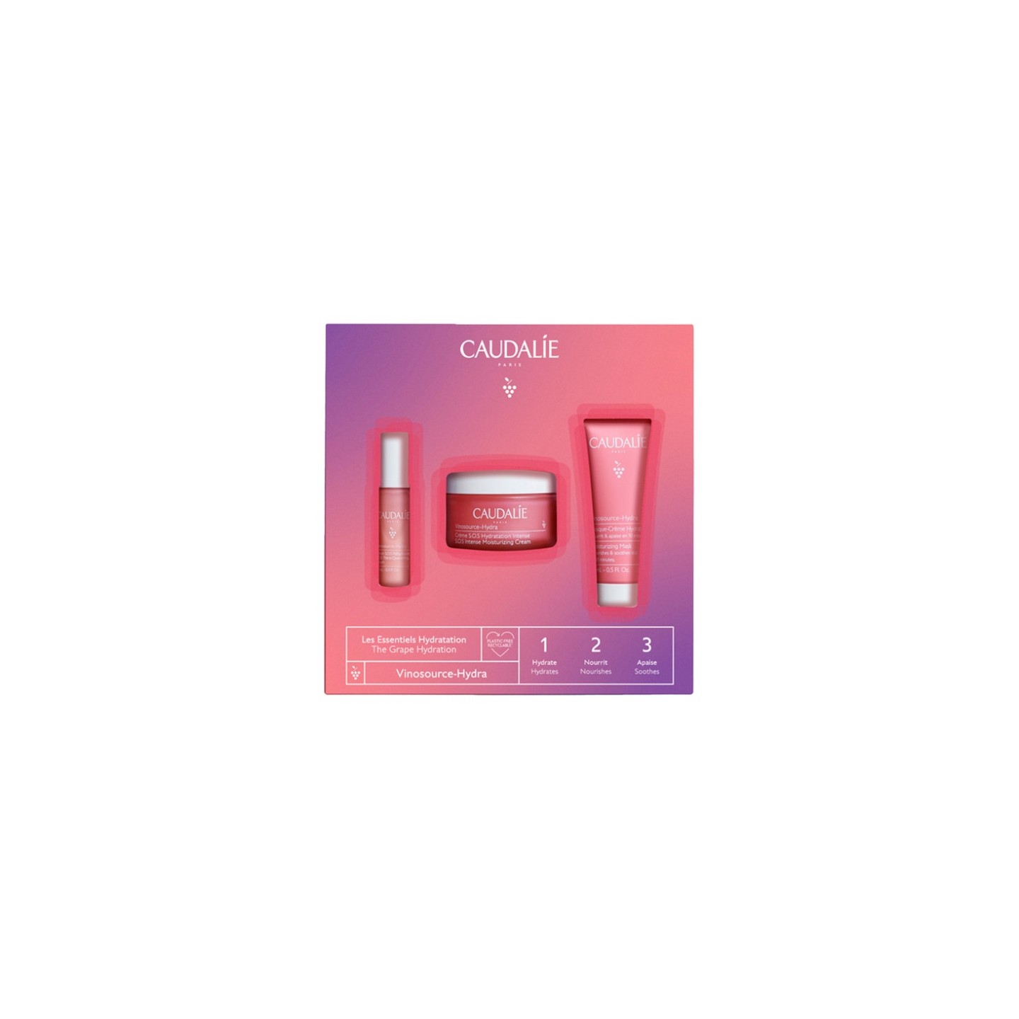 Caudalie Vinosource-Hydra Coffret Les essentiels hydratation