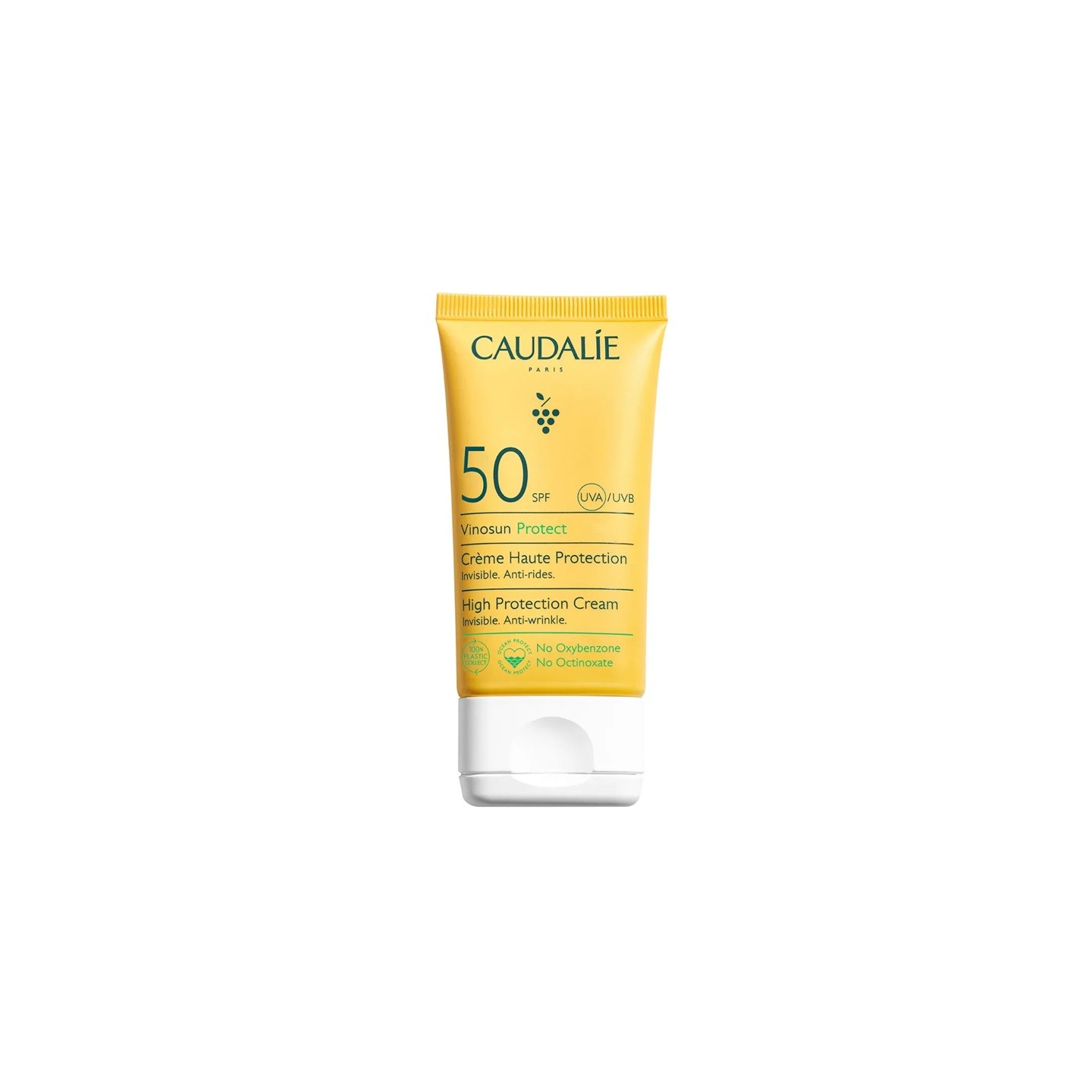 Caudalie Vinosun Protect Crème solaire visage haute protection SPF50 - 50ml