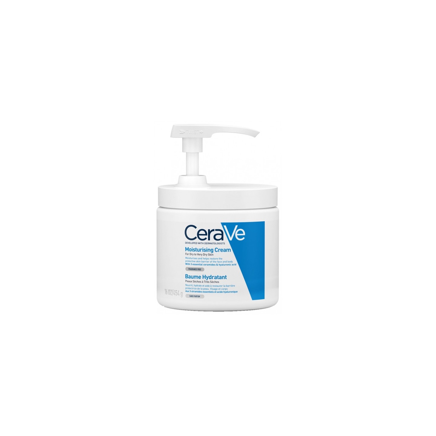 Cerave Baume hydratant visage et corps - 454g