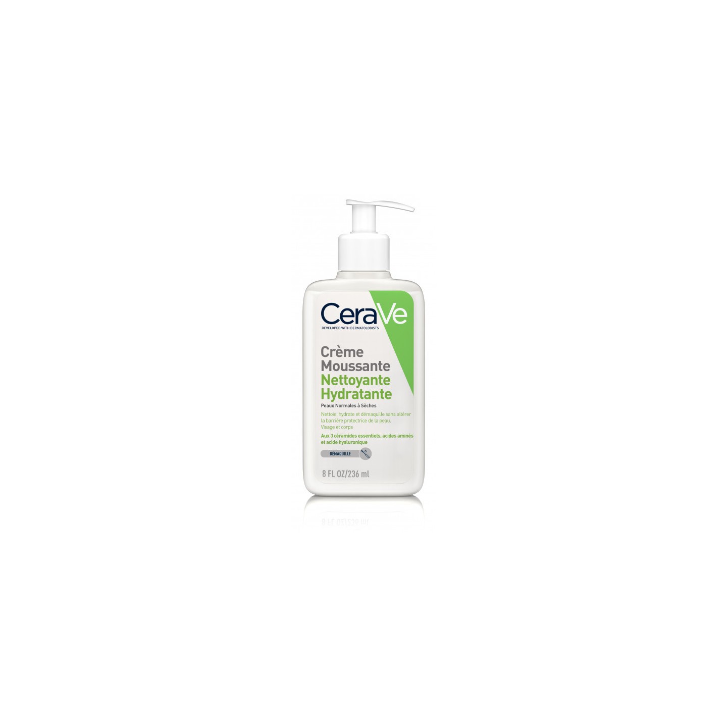Cerave Crème moussante nettoyante hydratante visage - 236ml