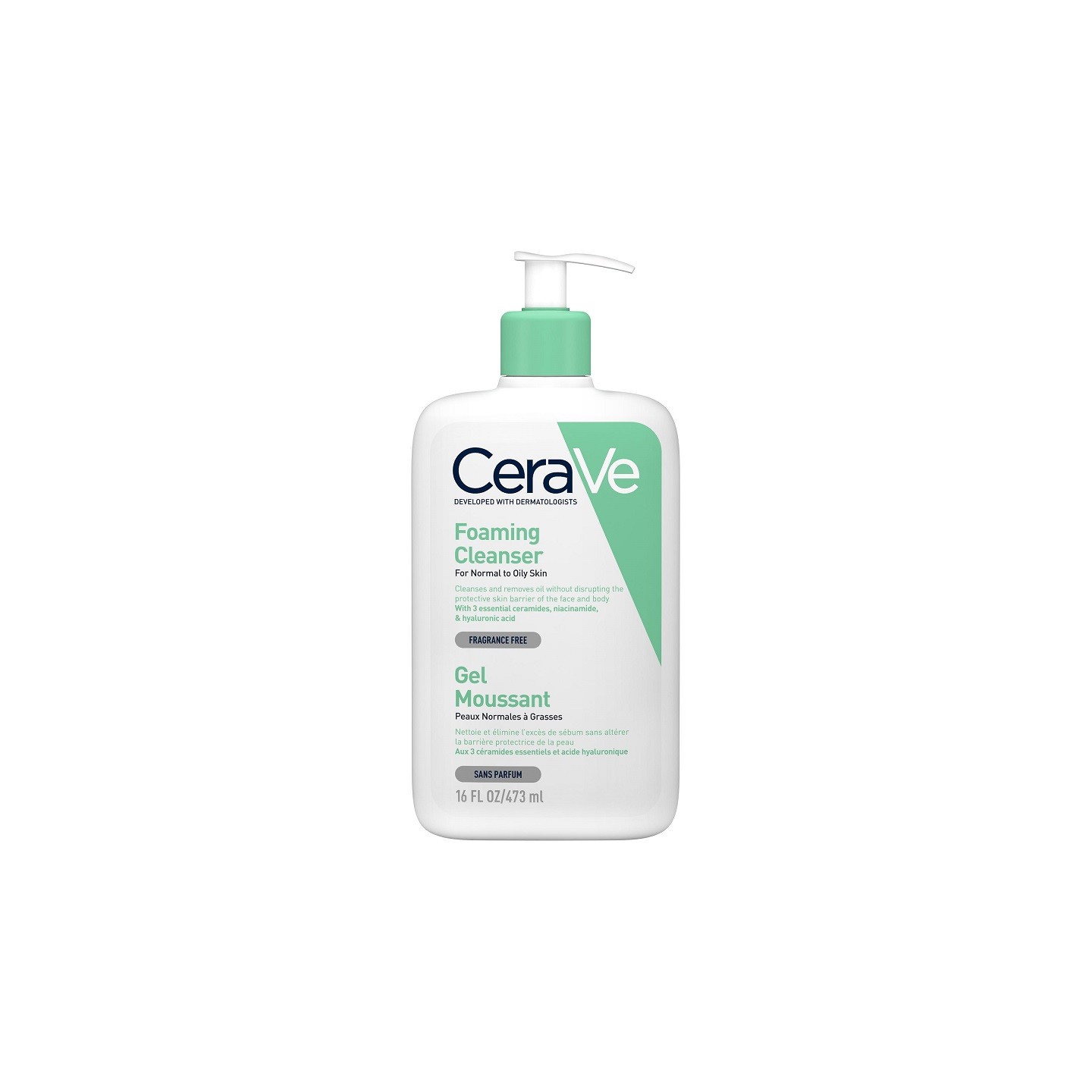 Cerave Gel moussant nettoyant - 473ml